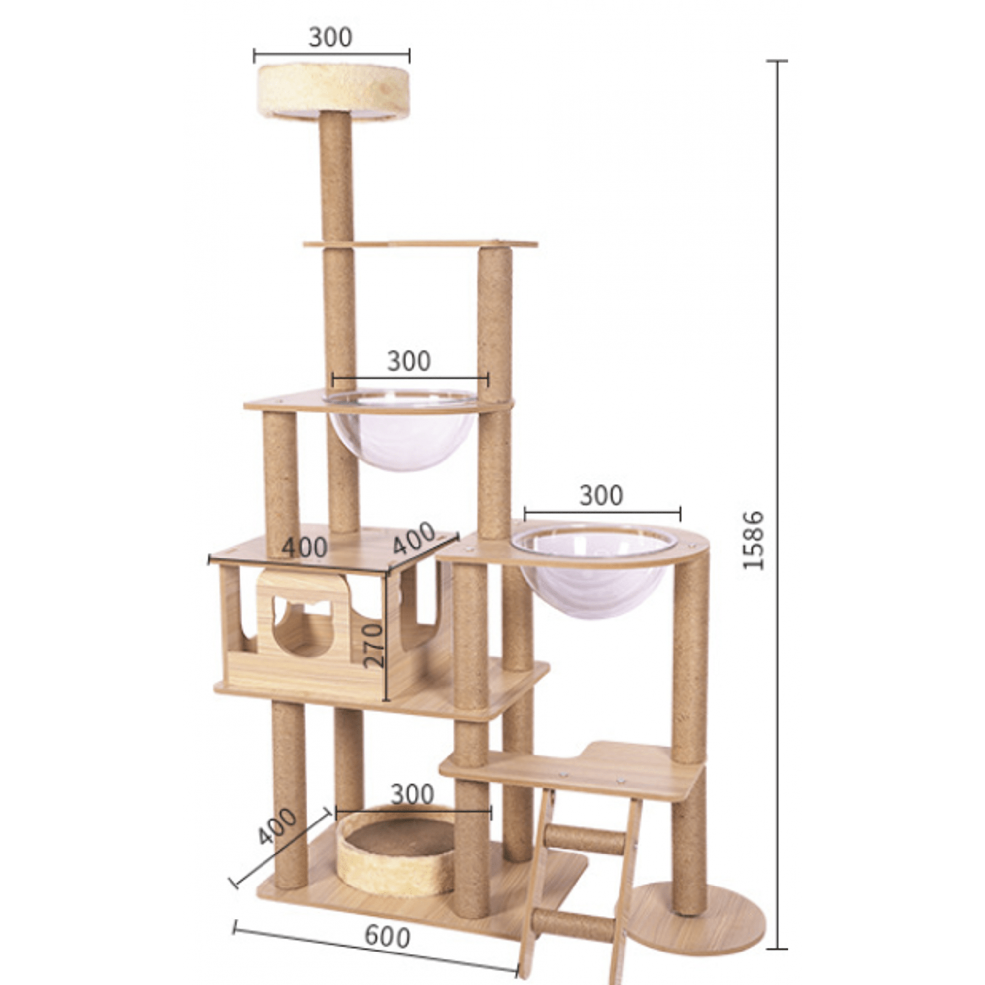 Minimax - BI075 - Cat Condo 60x40x143cm