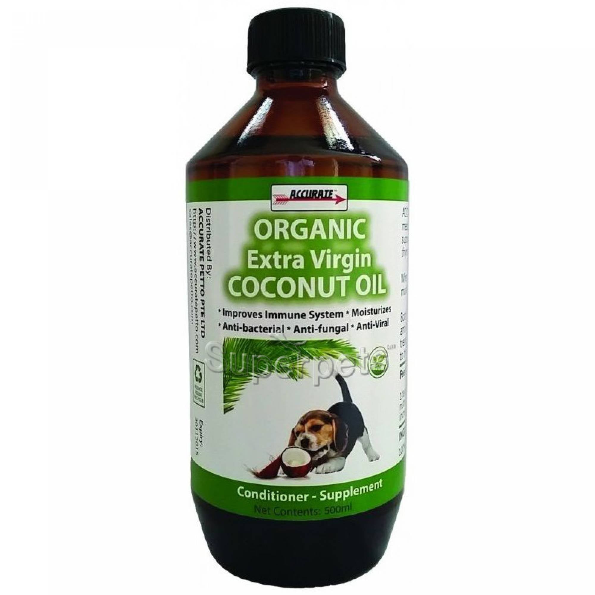 Accurate - Organic Extra Virgin Coconut Oil 500mlDogsSuperpets Trading
