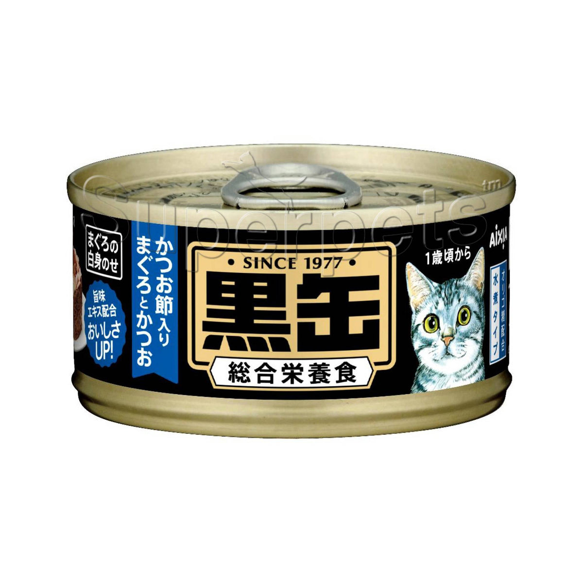 Aixia KURO-CAN Mini BCM16 - Tuna and Skipjack Tuna with Dried Skipjack 80gSuperpets Trading