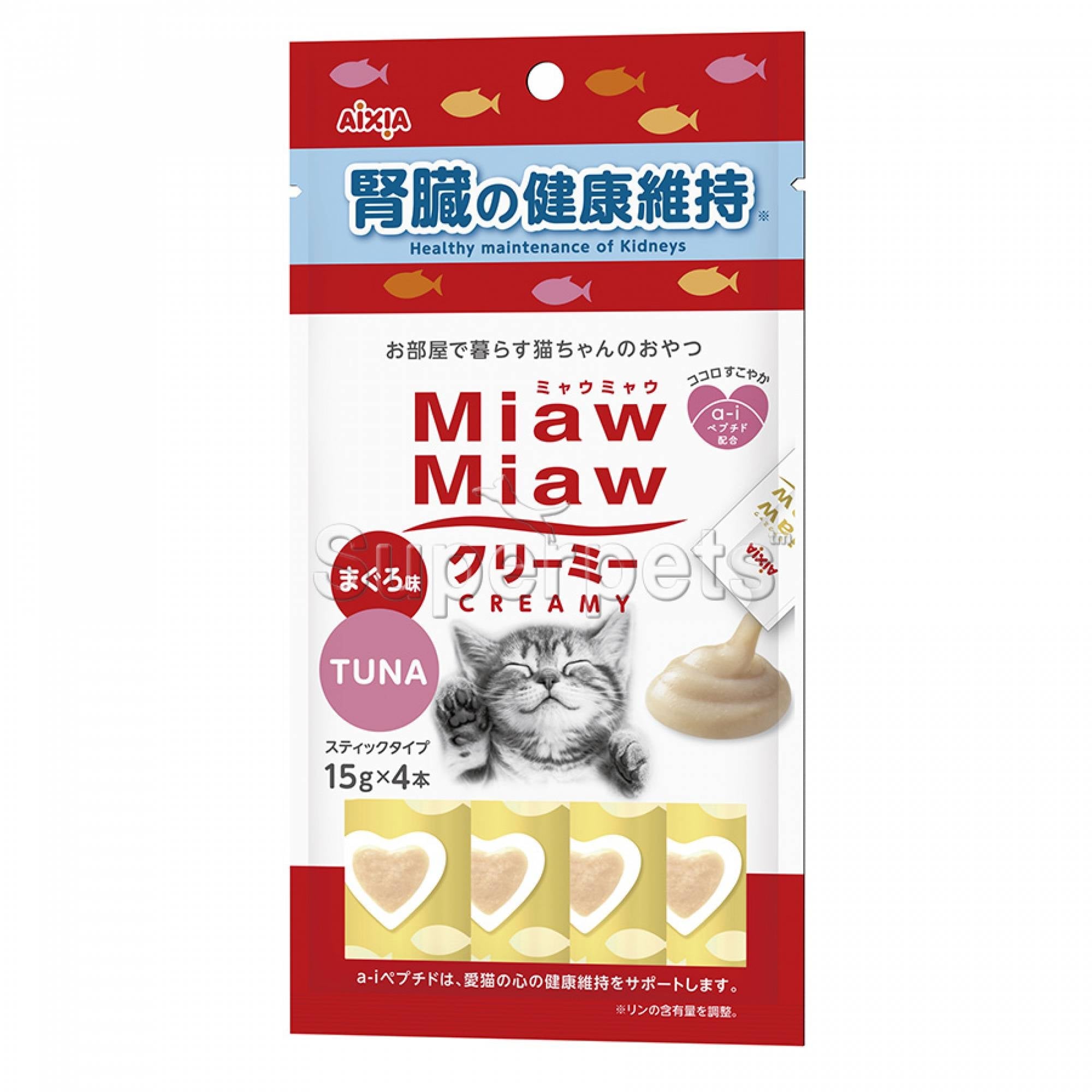 Aixia Miaw Miaw Creamy - Kidney Maintenance 15g x 4pcsSuperpets Trading