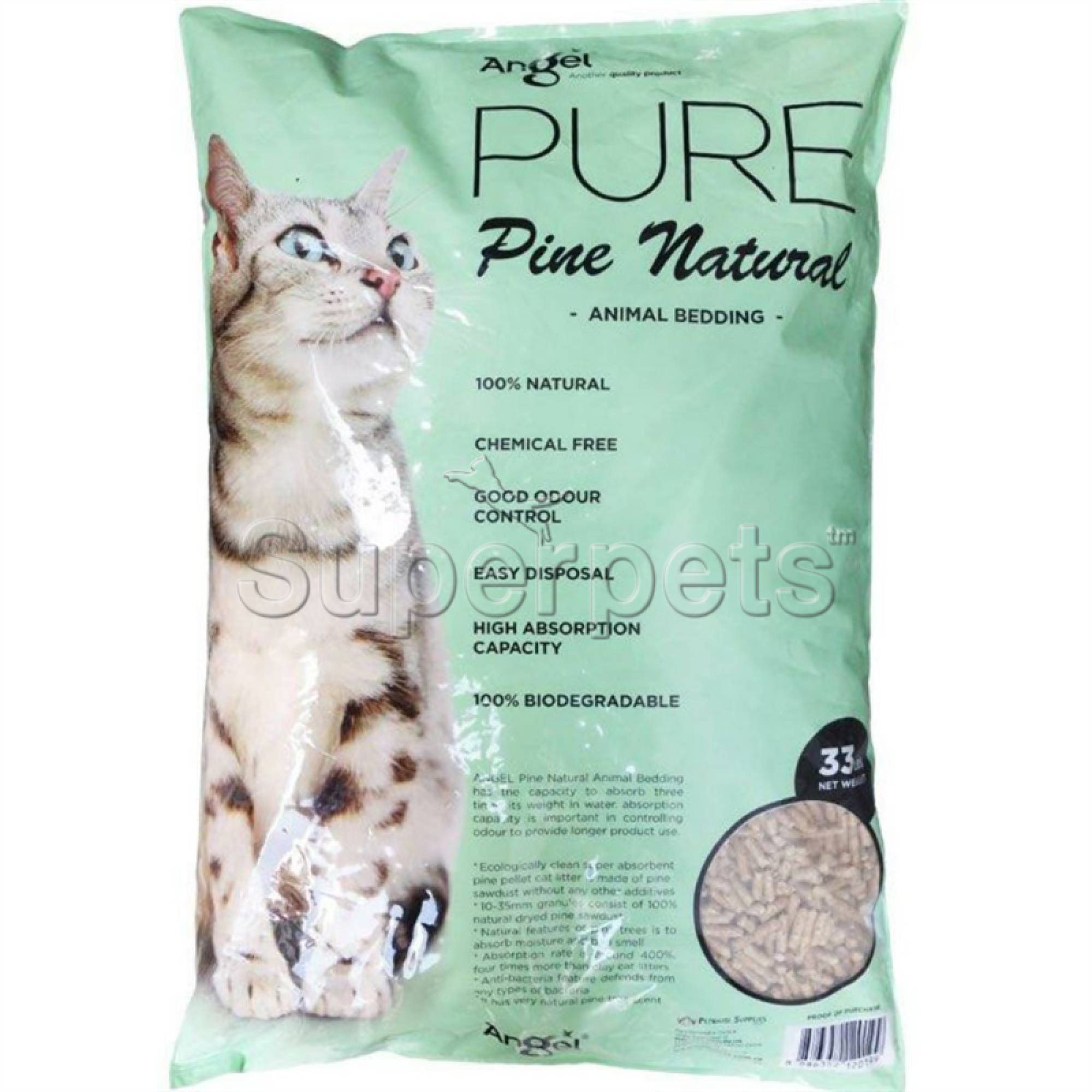 Angel - Pine Natural Cat Litter 33lb (15kg) (*Donation*)Superpets Trading