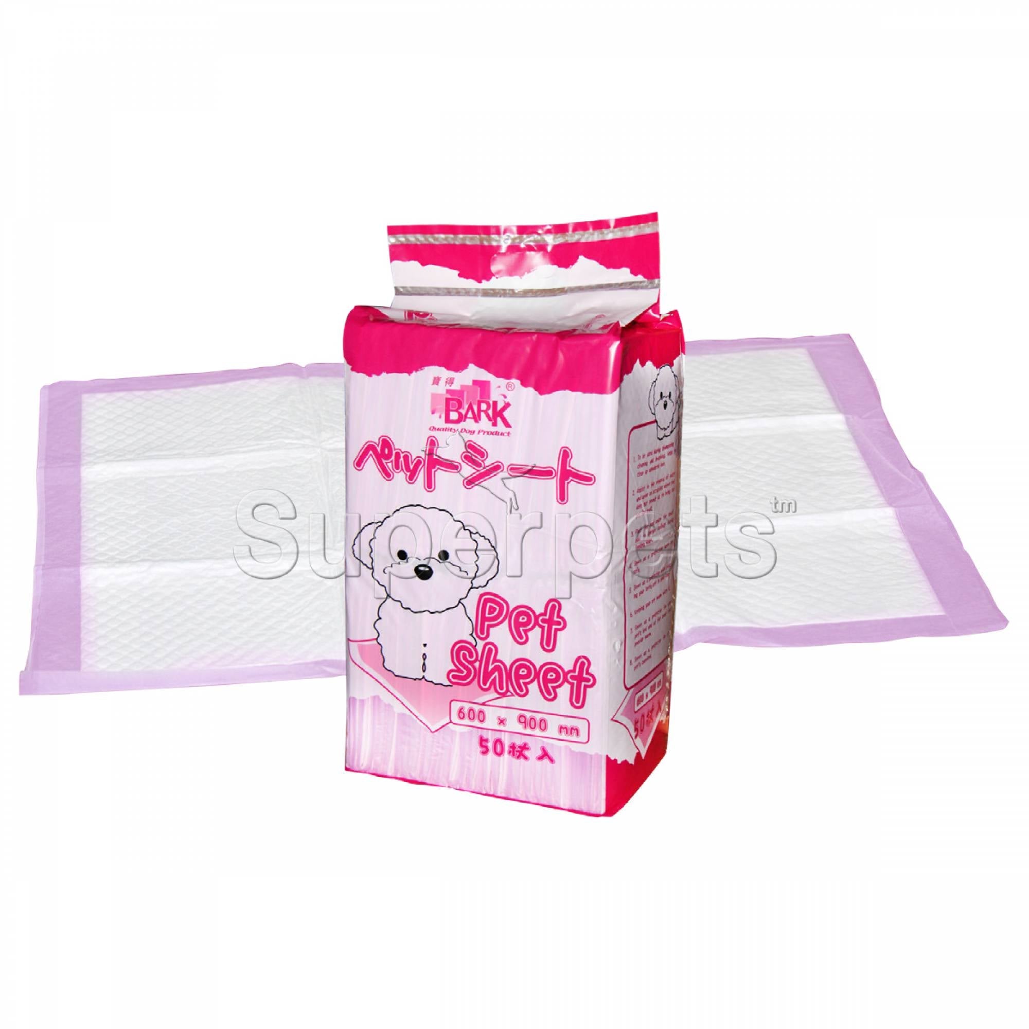 Bark - Original Pet Sheet 60x90cm 50pcDogsSuperpets Trading
