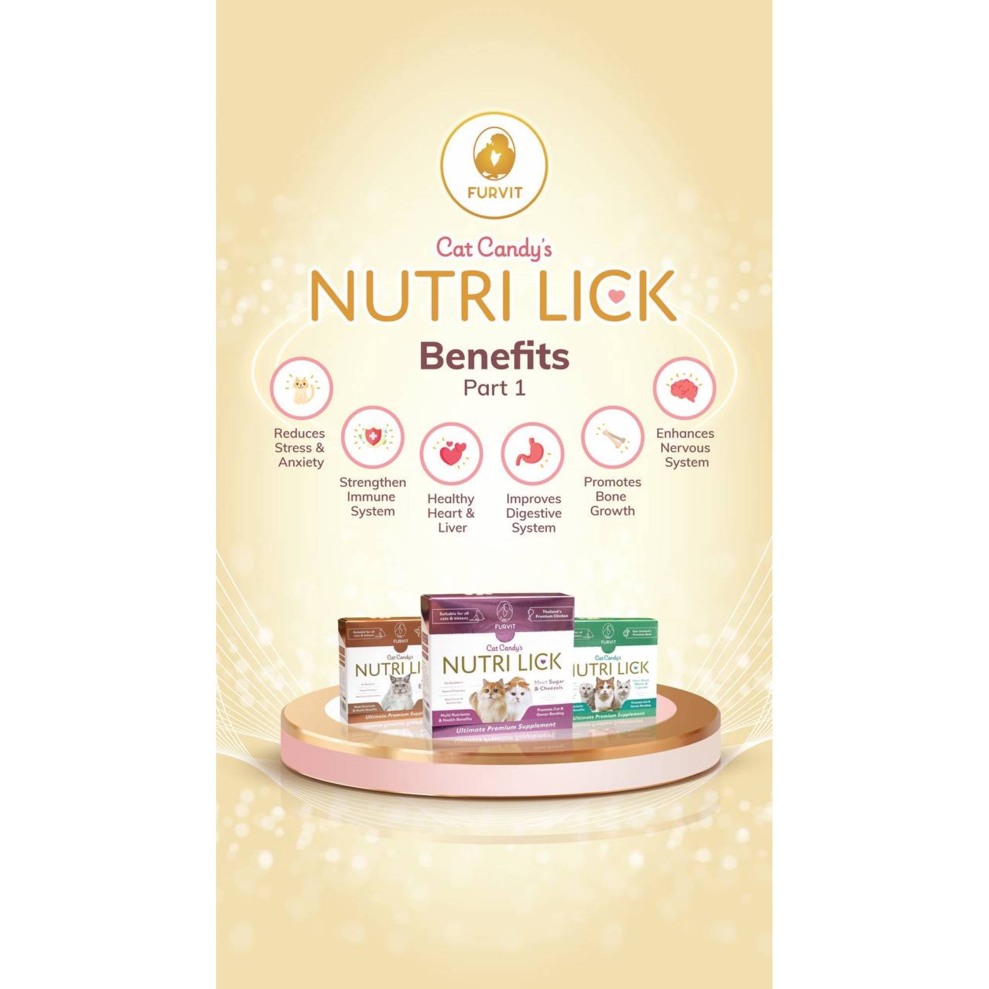 NutriLick Fruvit Cat Candy Supplement - Chicken