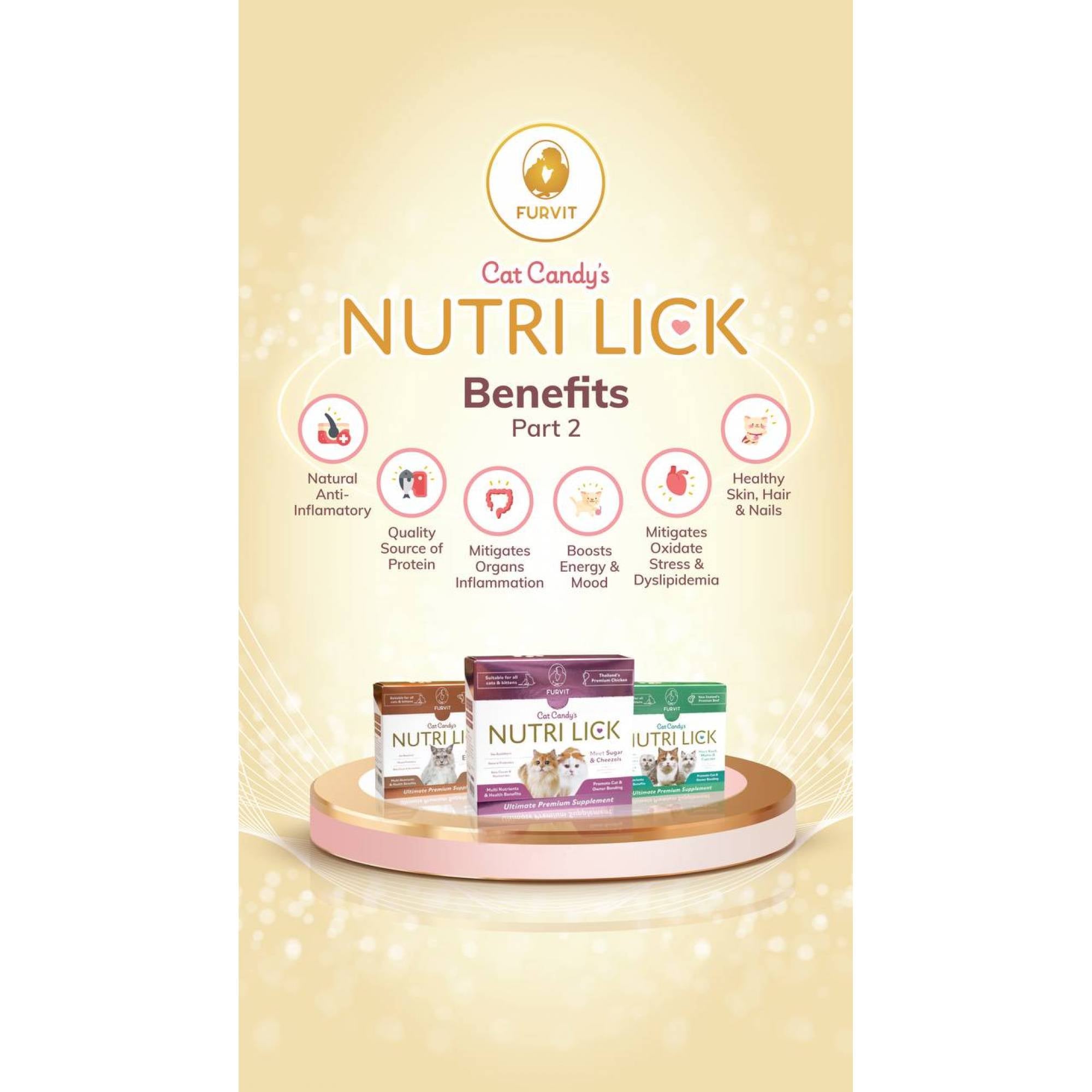 NutriLick Fruvit Cat Candy Supplement - Chicken