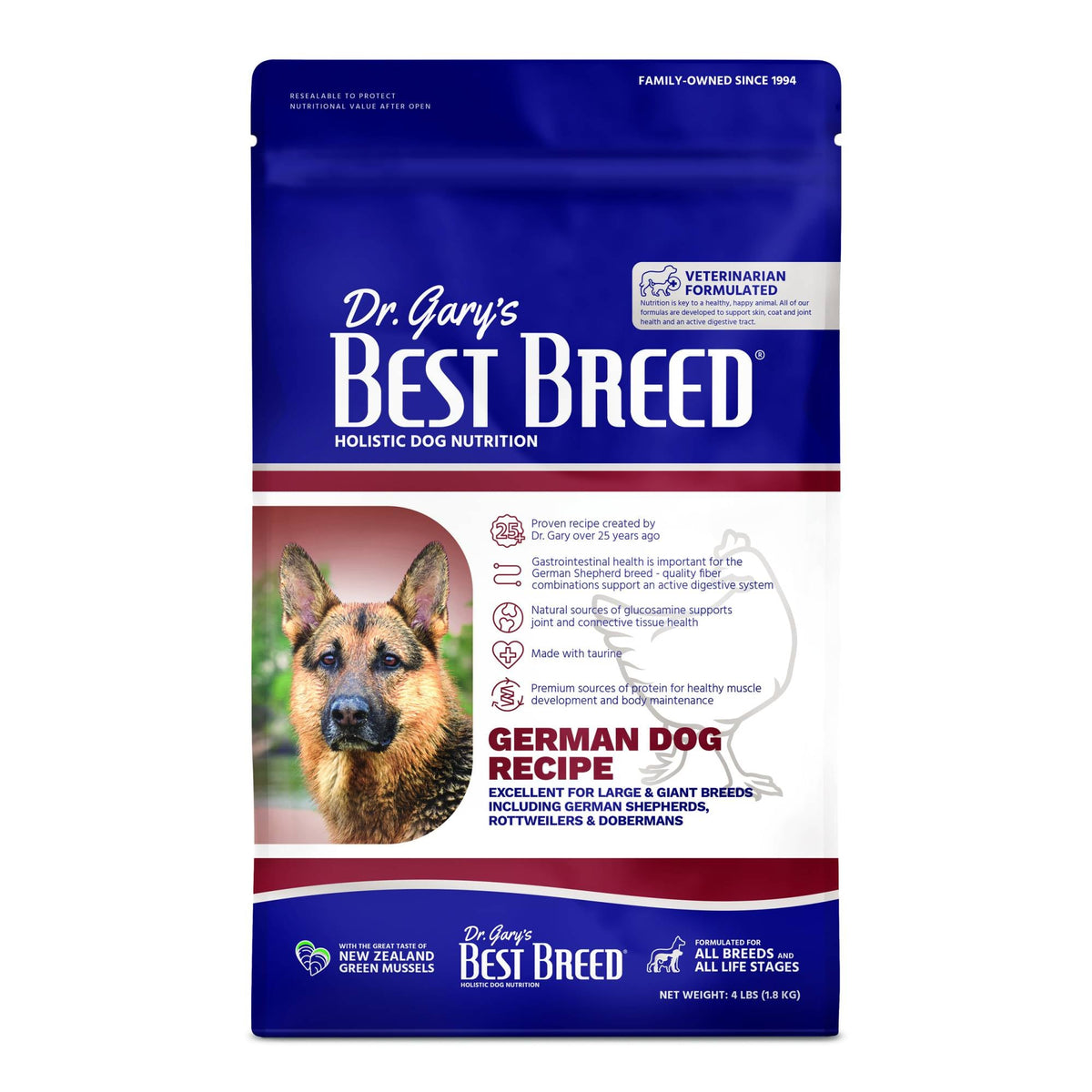 Best Breed - Adult Dog - German Dog Diet 4lbsDogsSuperpets Trading