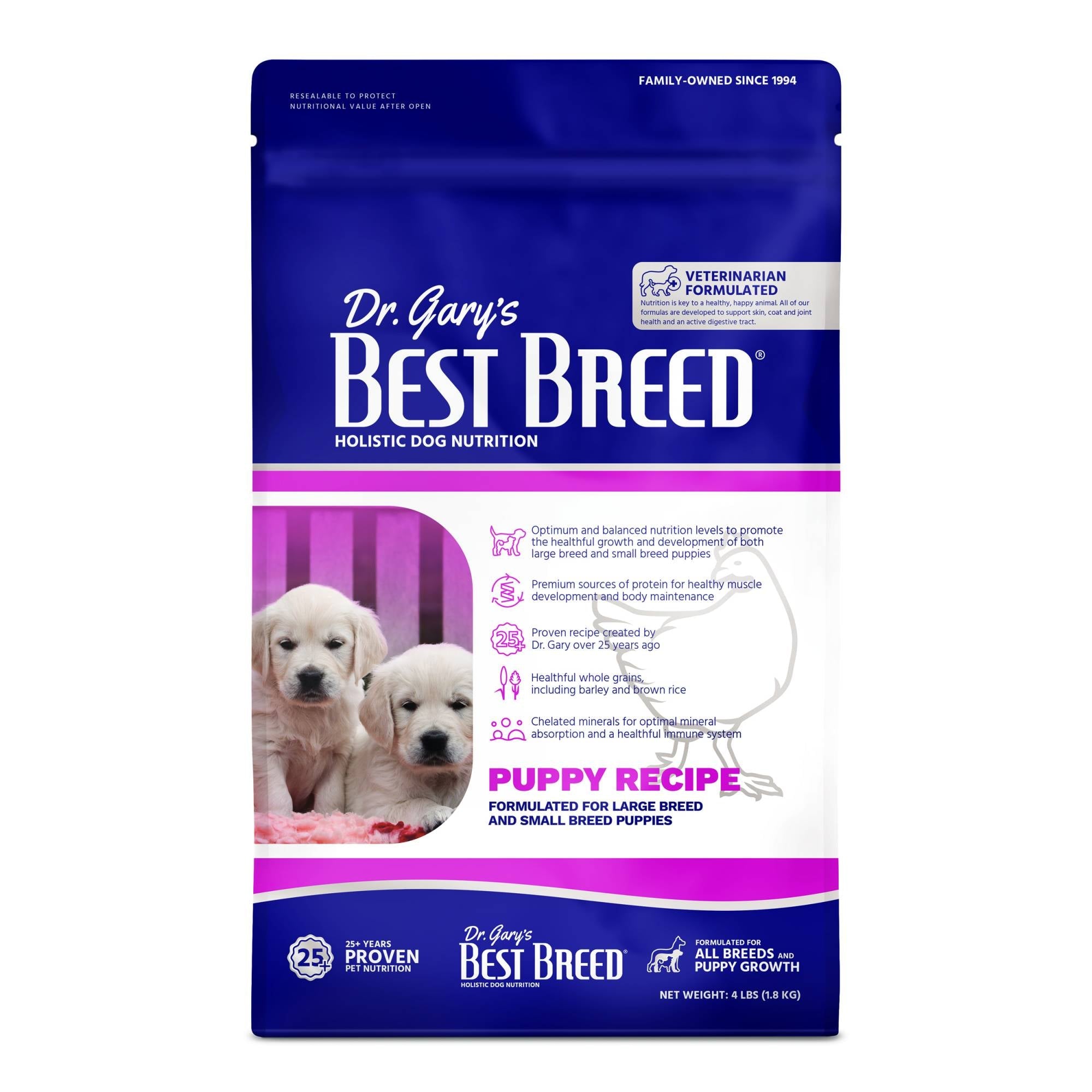 Best Breed - Adult Dog - Puppy Diet 4lbsDogsSuperpets Trading
