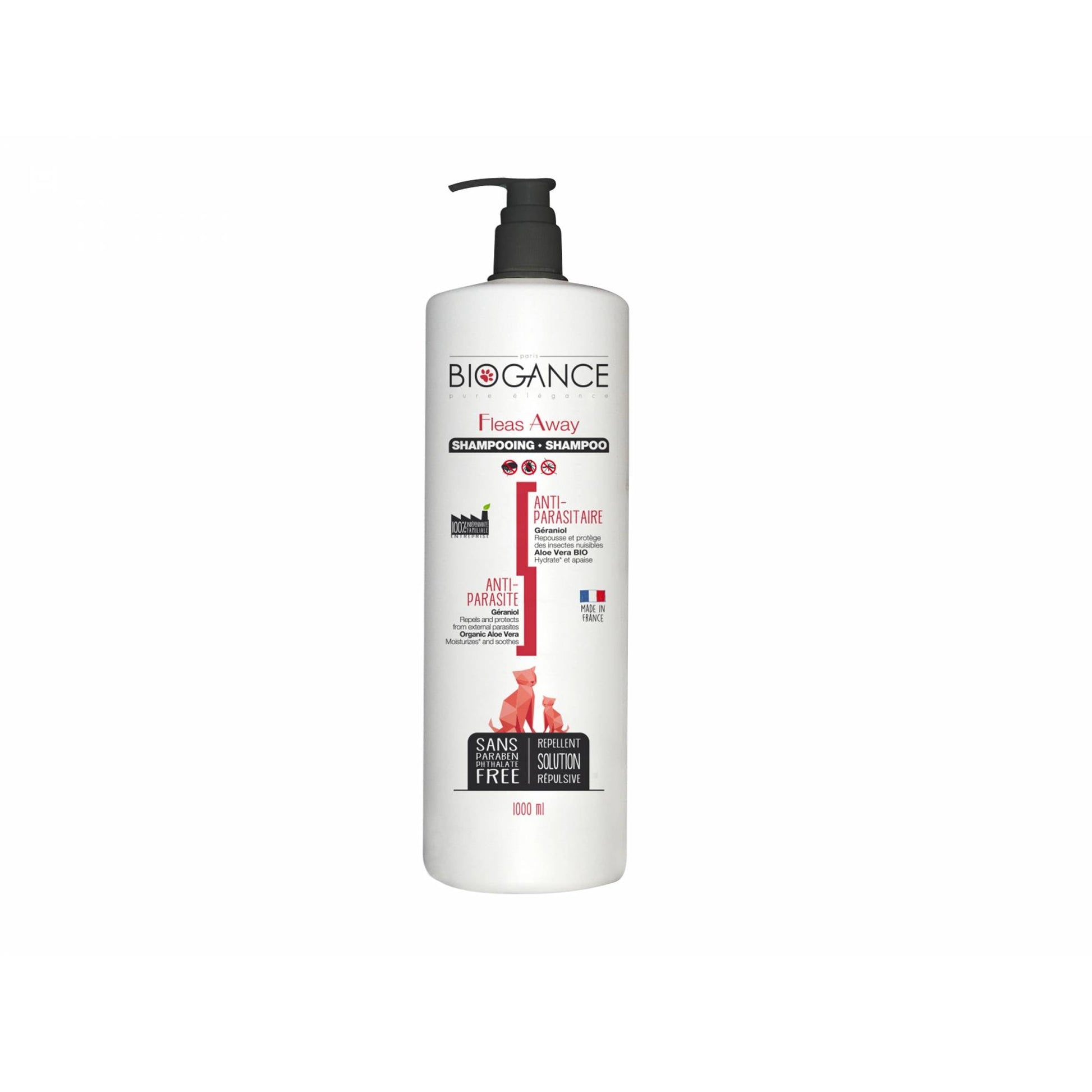 Biogance - For Cat - Fleas Away Shampoo 1LSuperpets Trading