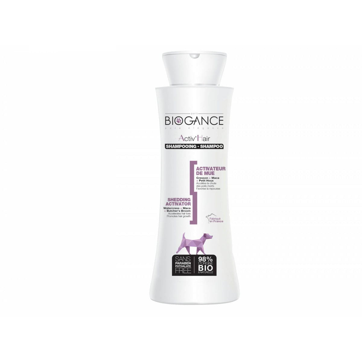 Biogance - For Dog - Activ Hair Shampoo 250ml (De-shedding)Superpets Trading