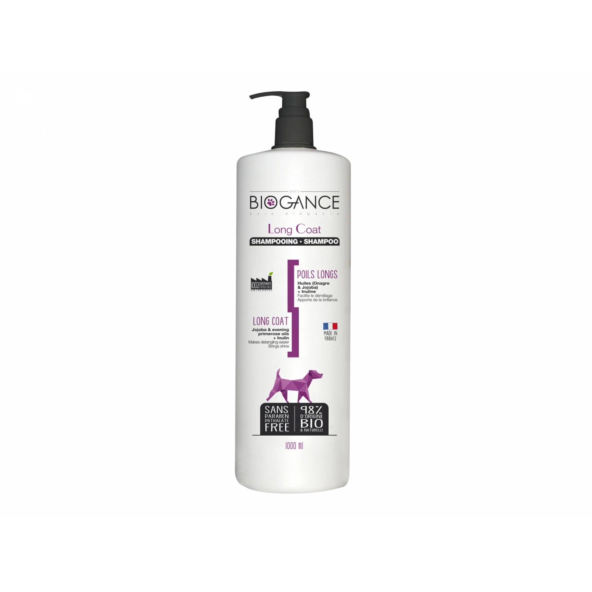 Biogance - For Dog & Cat - Long Coat Shampoo 1LDogsSuperpets Trading