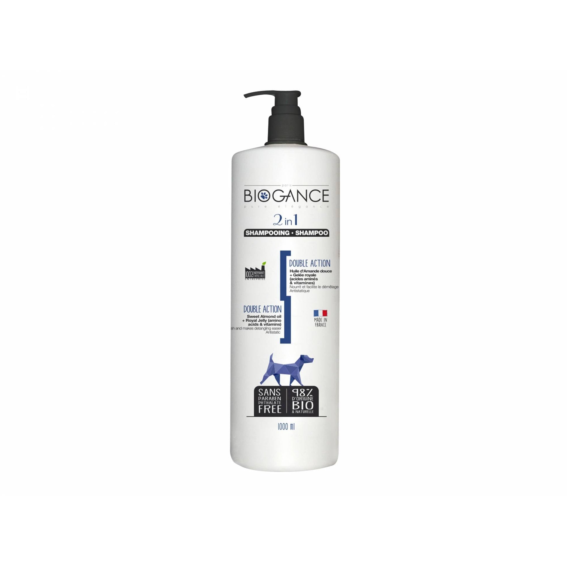 Biogance - For Dog - Double Action 2 in 1 Shampoo 1LDogsSuperpets Trading