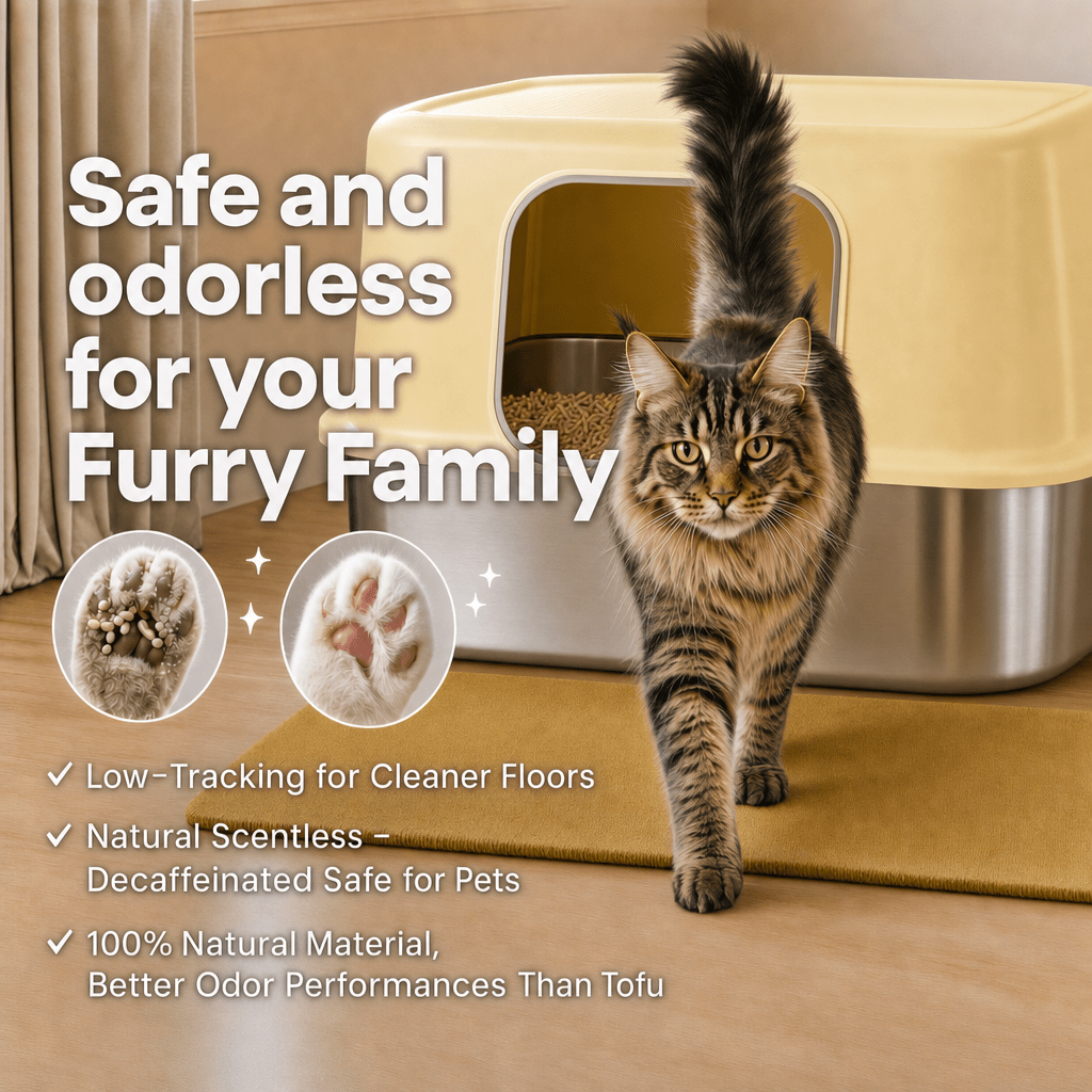 Boss Sand Coffee Cat litter - Caffeine Free 2.5kgCatsSuperpets Trading