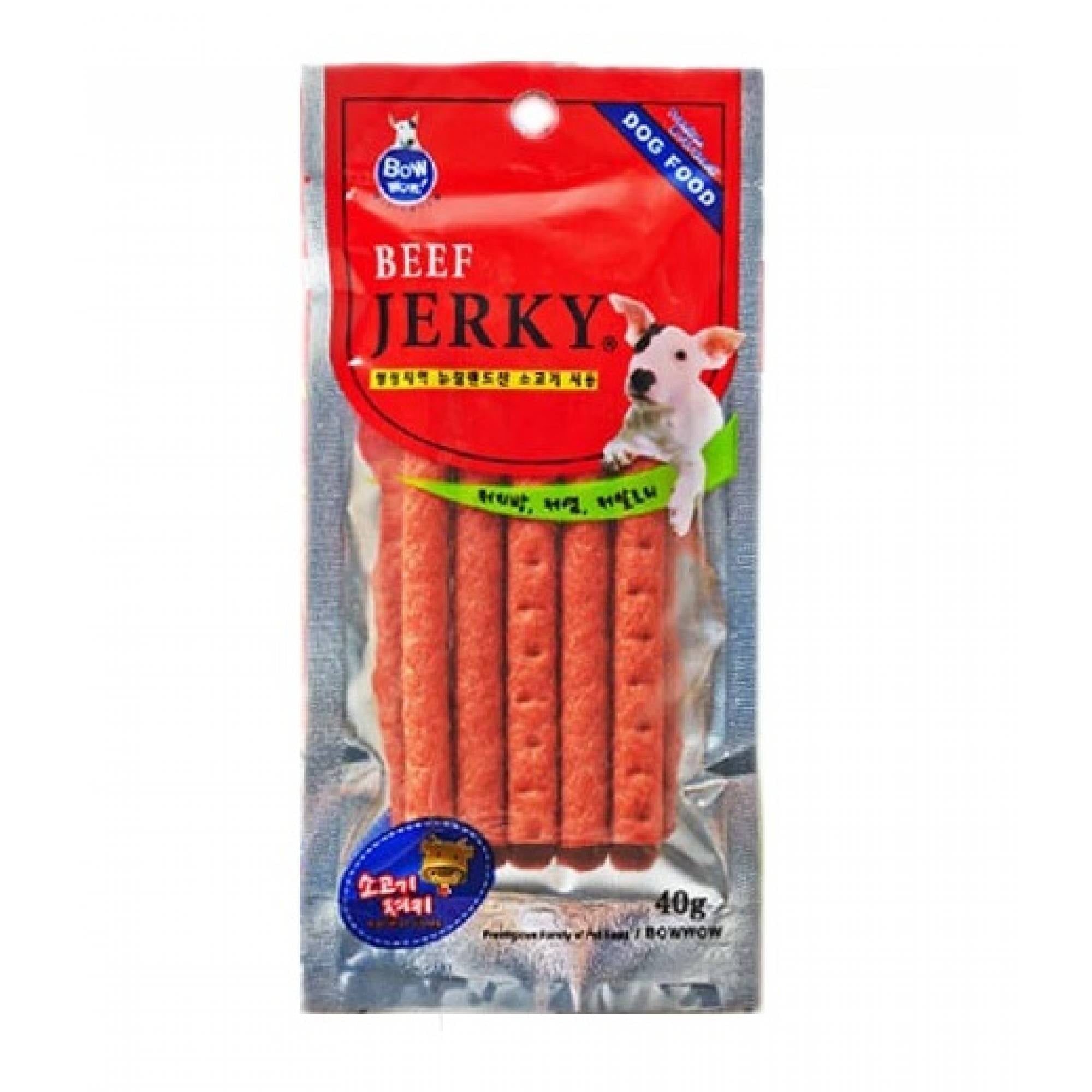 Bow Wow - Beef Jerky Dog Treat 40gDogsSuperpets Trading