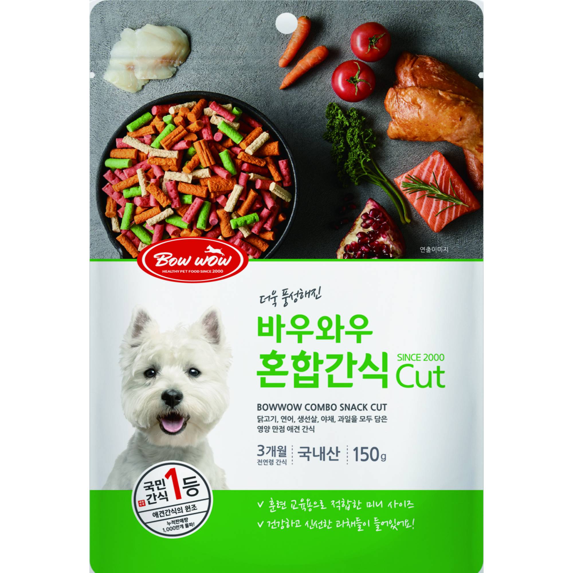 Bow Wow - BW1012 Mixed Cut Dog Treat 150gSuperpets Trading