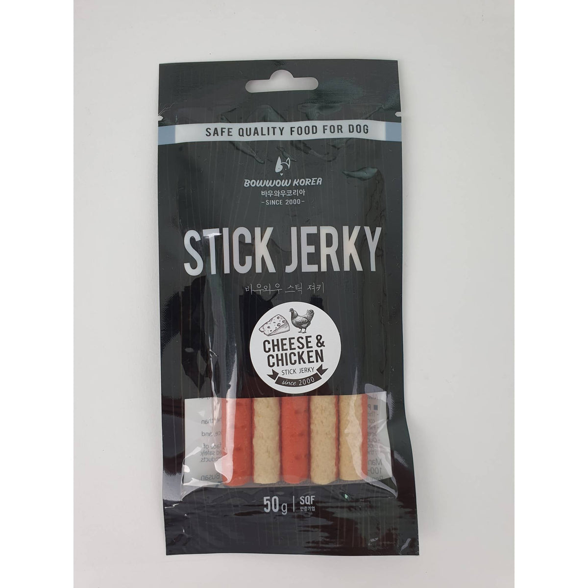 Bow Wow - Cheese & Chicken Stick Dog Treat 50gSuperpets Trading