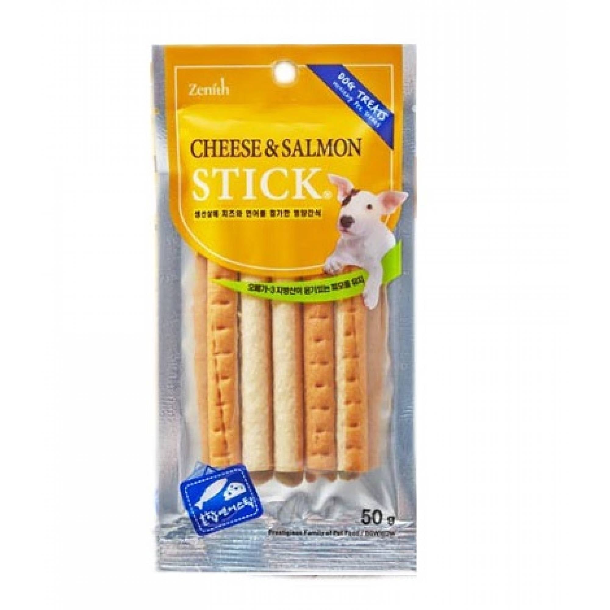 Bow Wow - Cheese & Salmon Stick Dog Treat 50gDogsSuperpets Trading