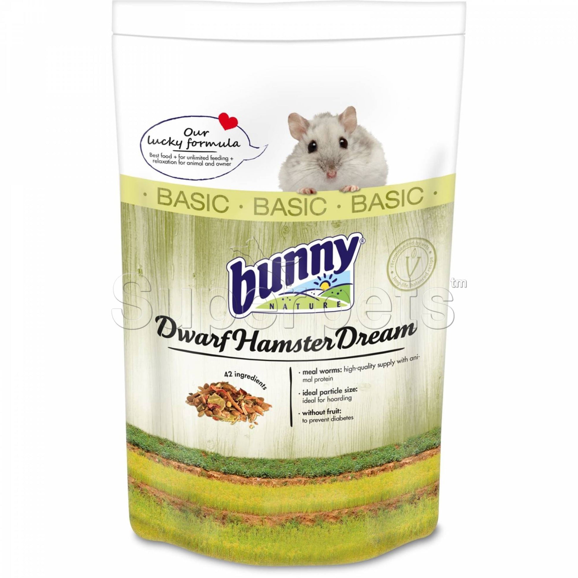 Bunny Nature Dwarf Hamster Dream Basic 600g (BN25921)Superpets Trading