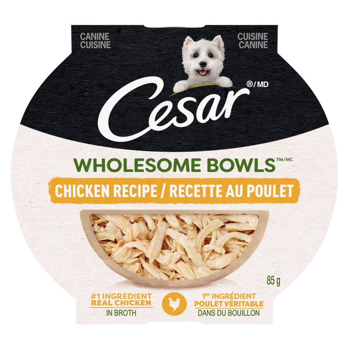 CESAR WHOLESOME BOWLS™ Adult Wet Dog Food Chicken 85gSuperpets Trading