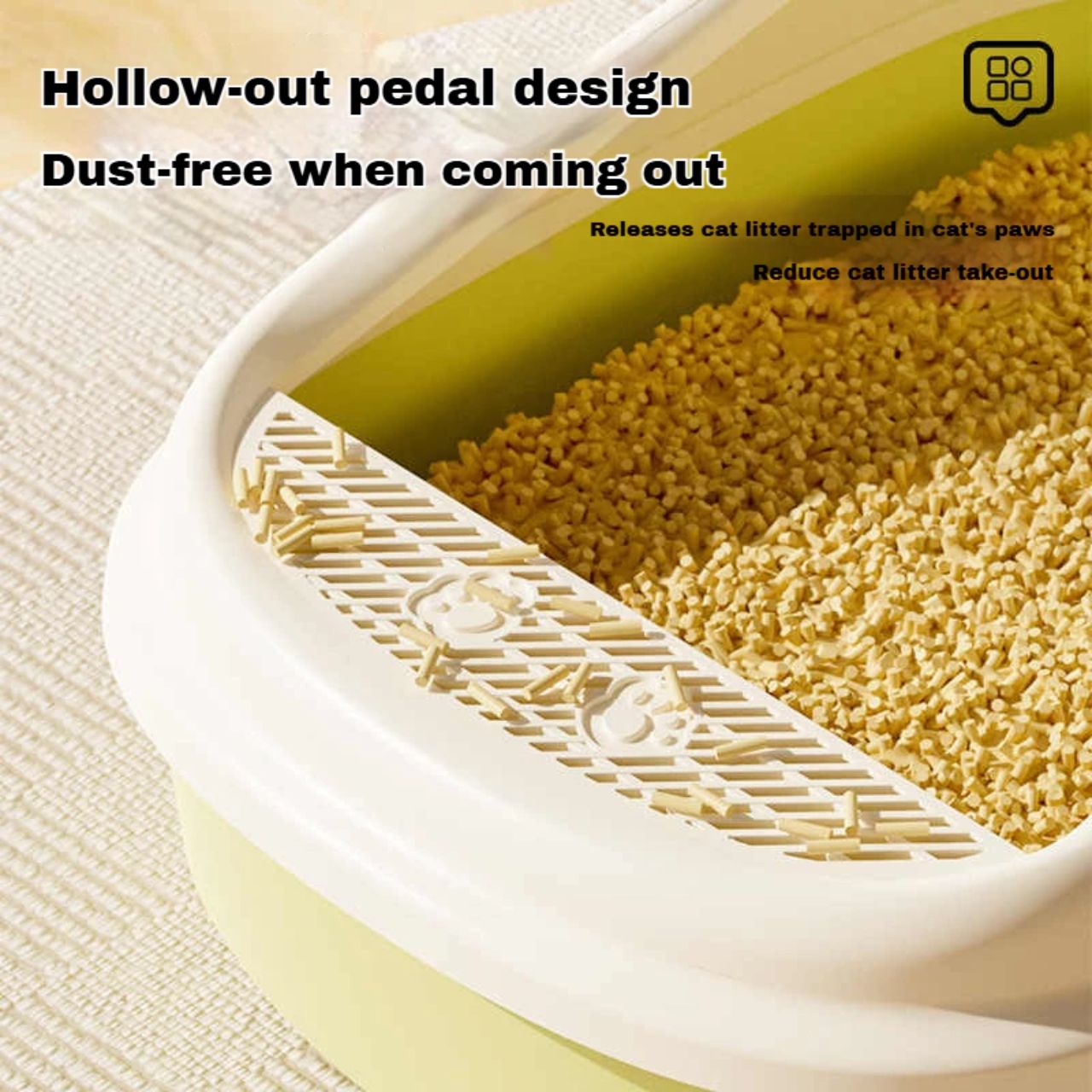 Cradle Large Cat litter box with raised walls MSP B02CatsSuperpets Trading