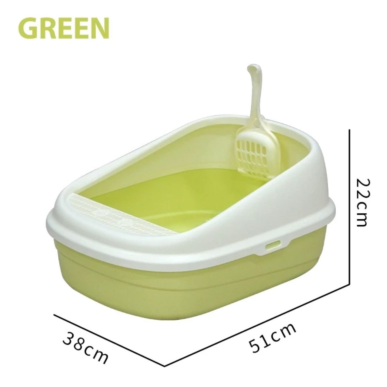 Cradle Large Cat litter box with raised walls MSP B02CatsSuperpets Trading