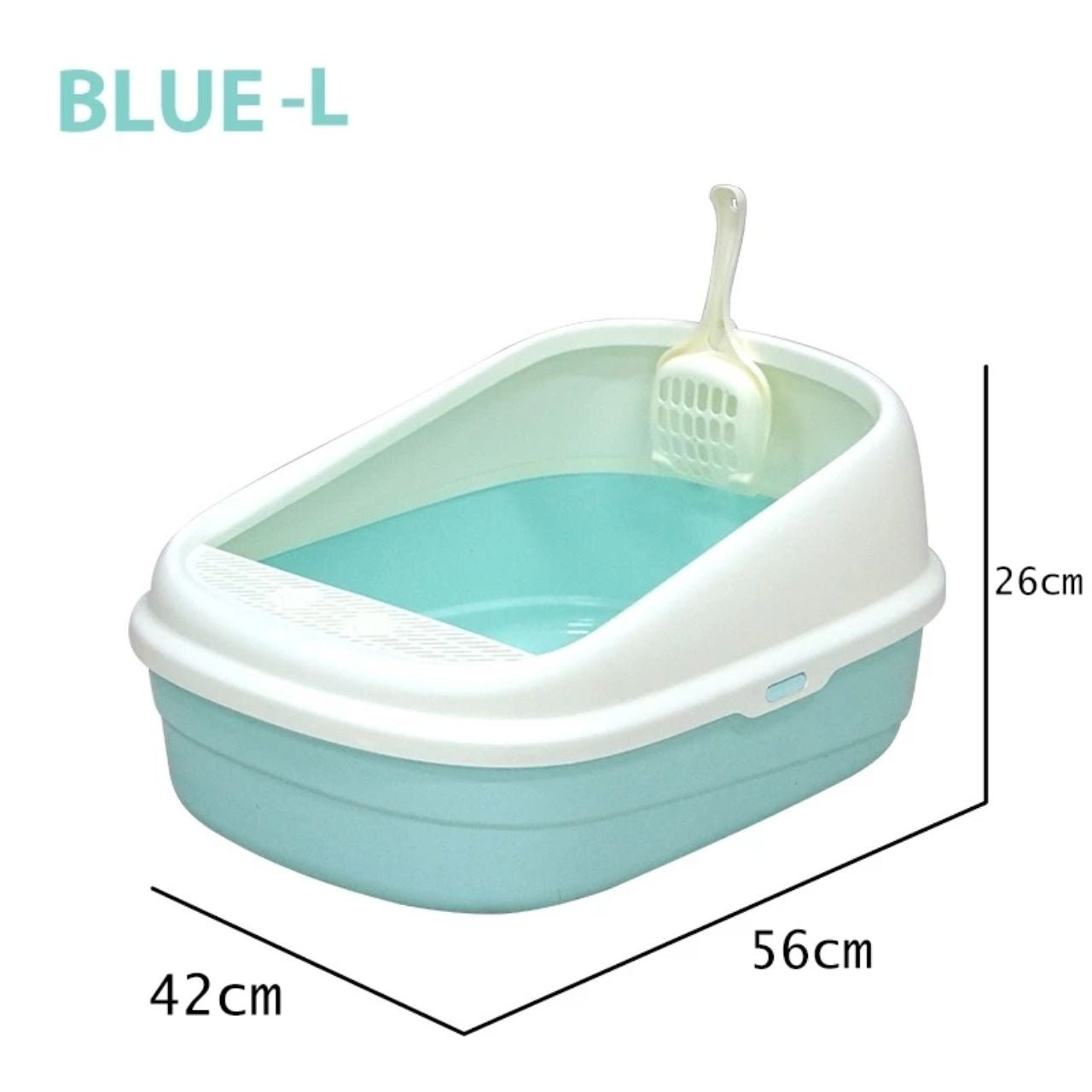 Cradle Large Cat litter box with raised walls MSP B02CatsSuperpets Trading