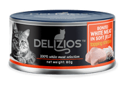Delizios Bonito White Meat in Soft Jelly Topping Shirasu 80g