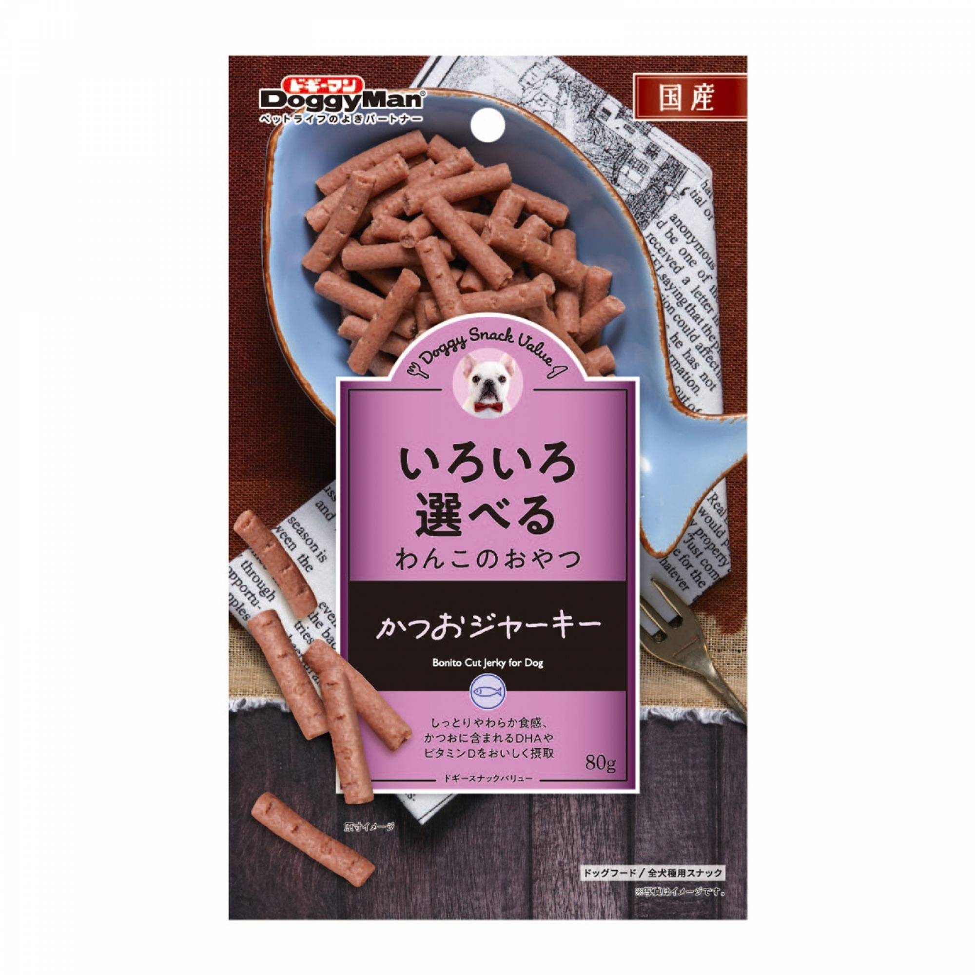 DoggyMan - 81598 Bonito Cut Jerky 80gDogsSuperpets Trading