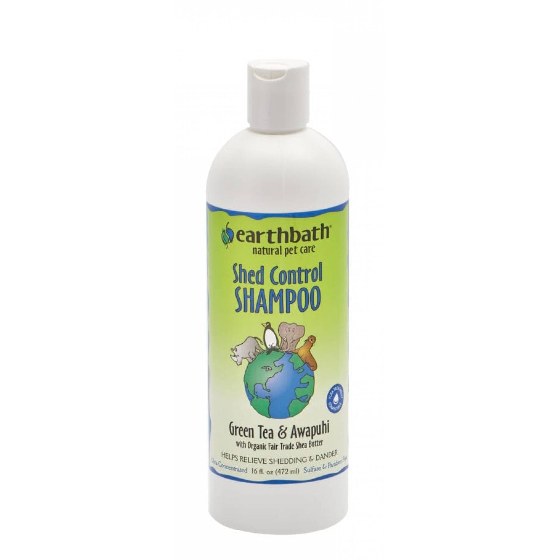 Earthbath EB015 Shed Control Shampoo 16oz (472ml)Superpets Trading