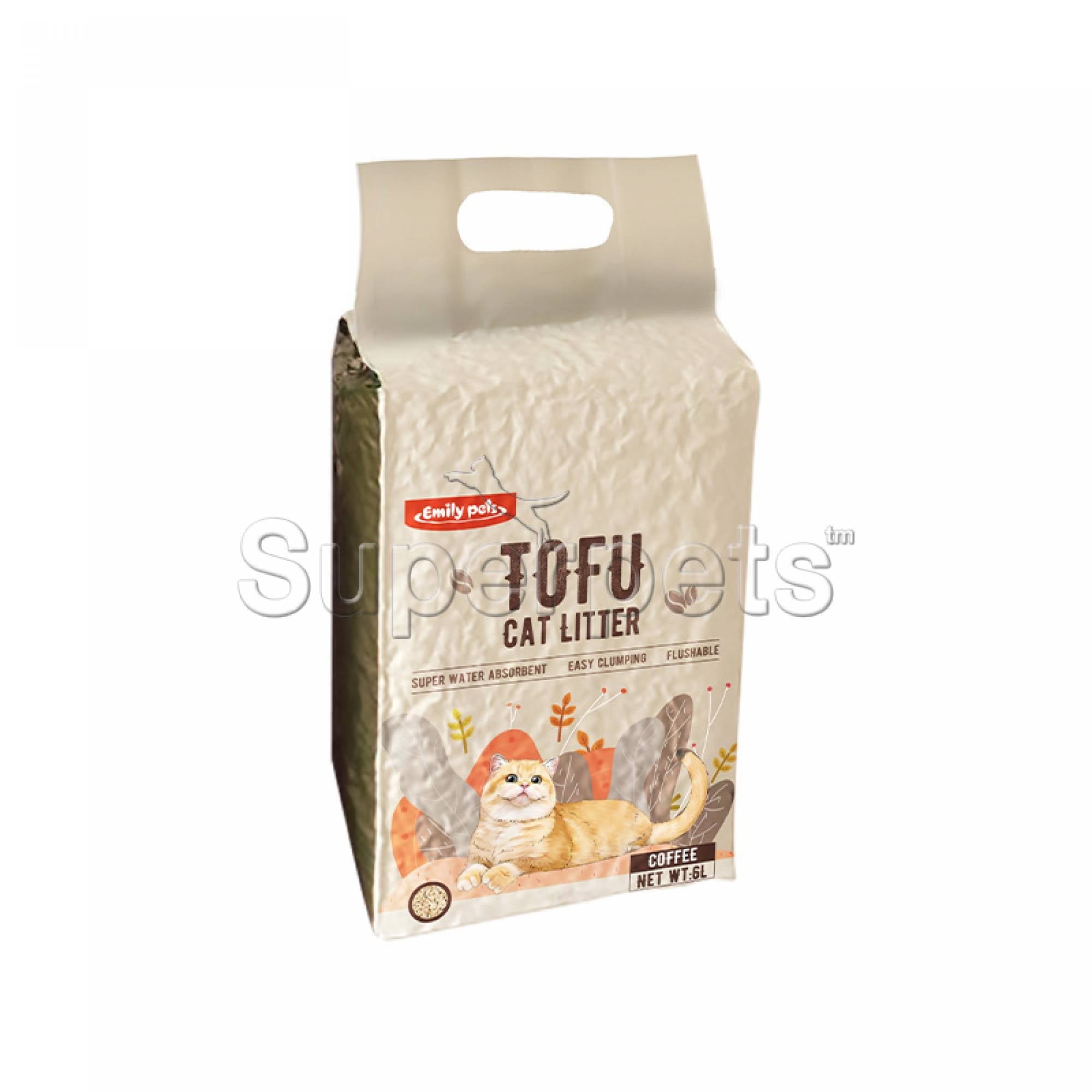 Emily Pets RB118 Tofu Coffee Cat Litter 6LSuperpets Trading