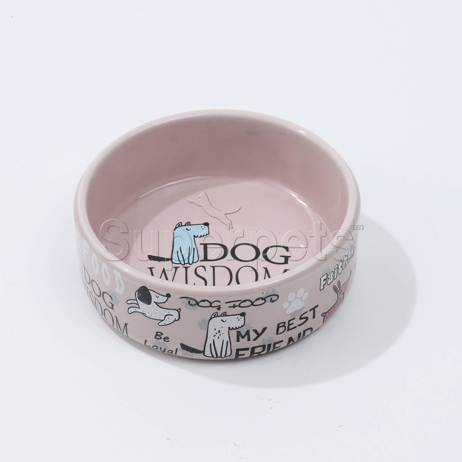 EPSP LRT0011PK 350ml Ceremic Bowl 12x12x4.3cmSuperpets Trading