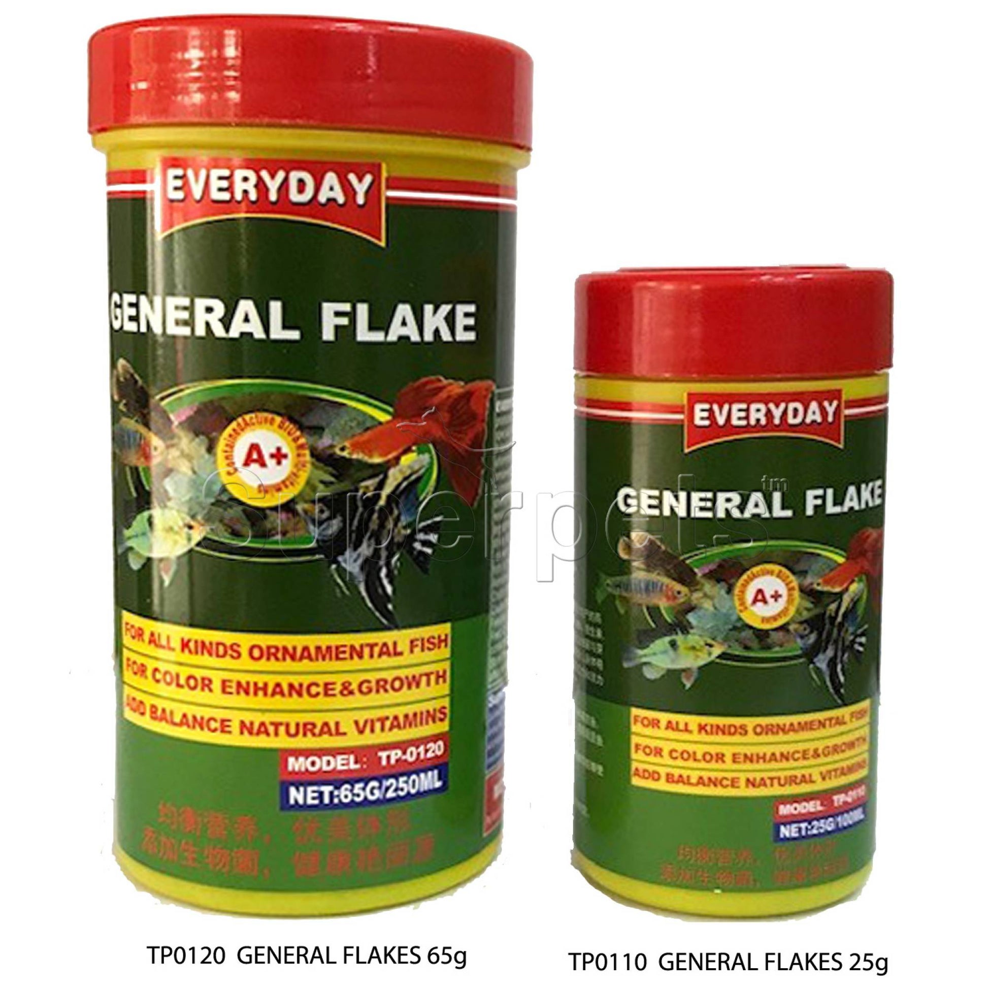 Everyday General Flakes Fish Food 25g (TP0110)Superpets Trading