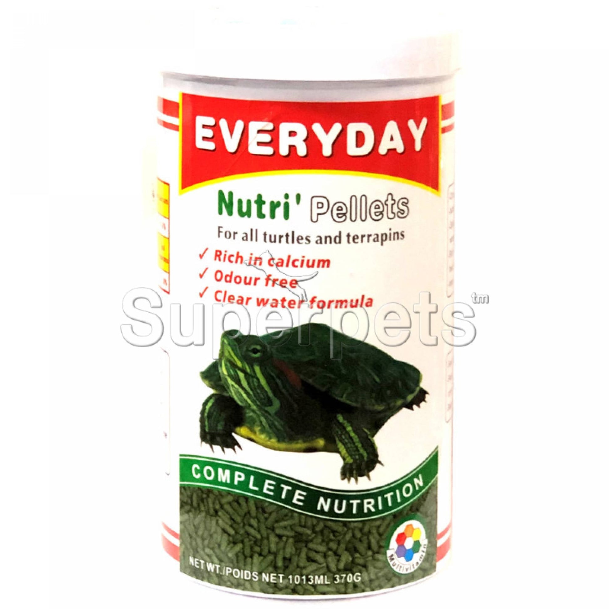 Everyday Turtle Pellets 370g (FF004)Superpets Trading