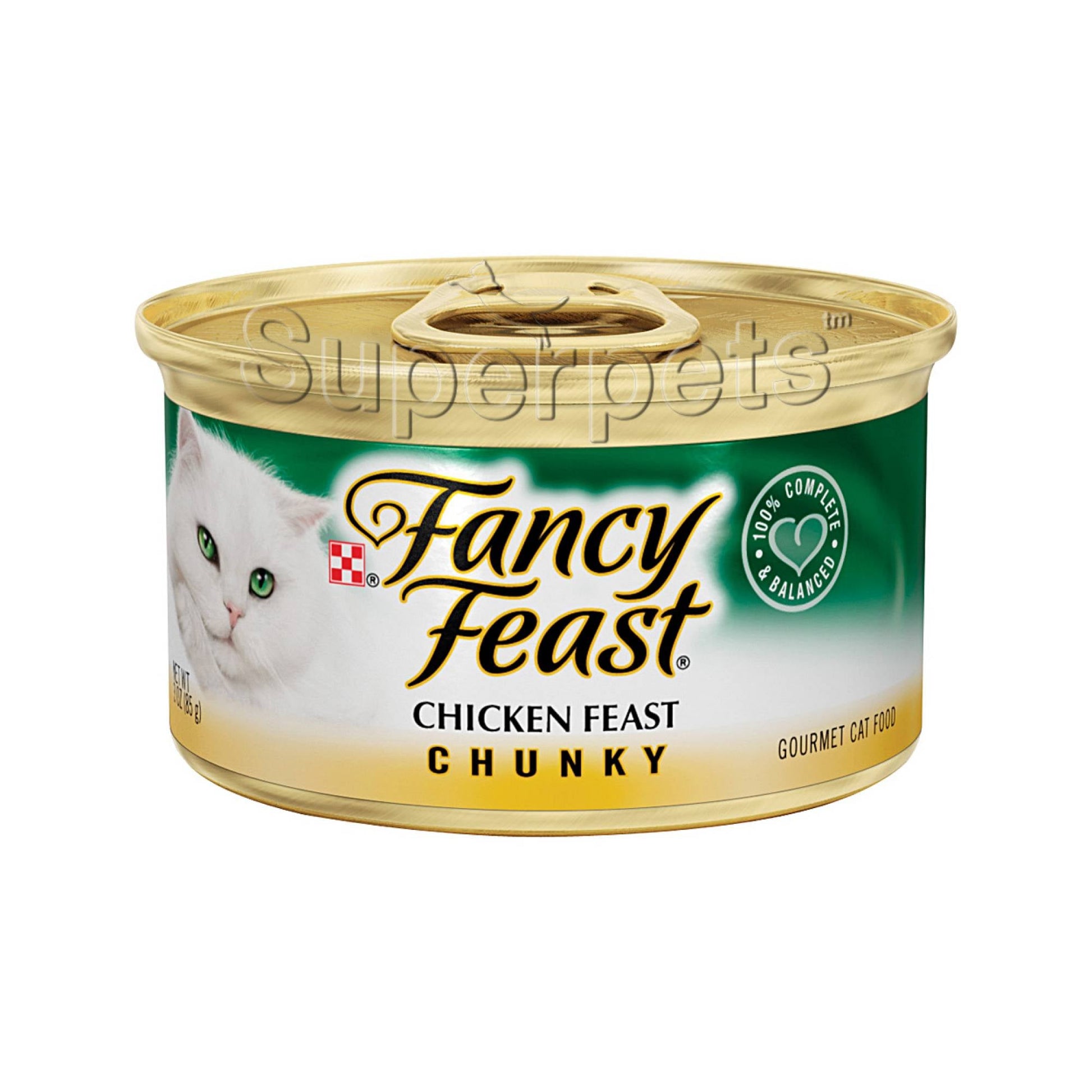 Fancy Feast - Chunky Chicken Feast 85g x 24pcs (1 carton) (*Donation*)Superpets Trading