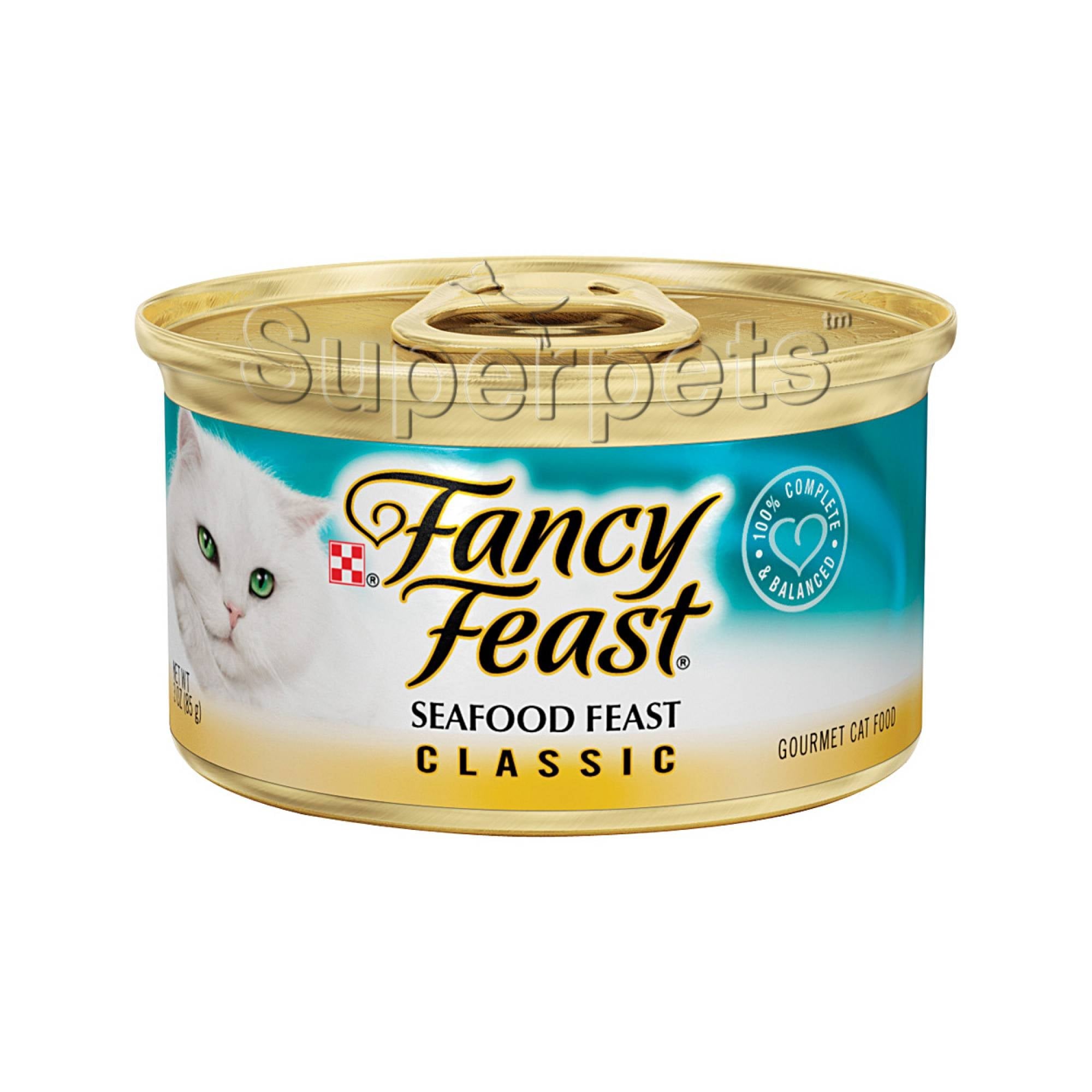 Fancy Feast - Classic Seafood Feast 85g x 24pcs (1 carton) (*Donation*)Superpets Trading