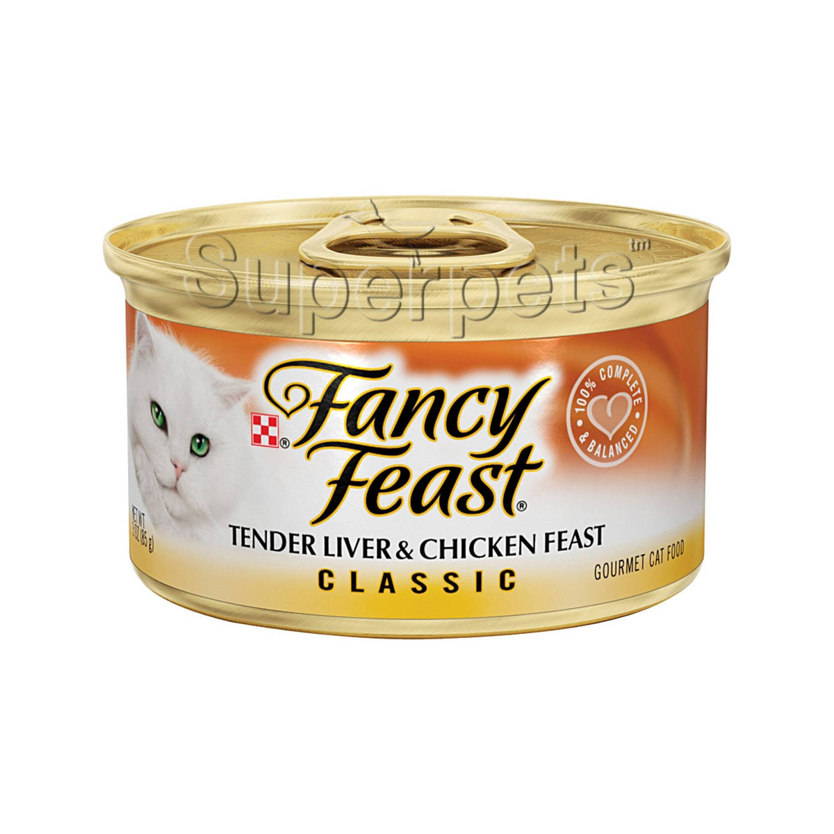 Fancy Feast - Classic Tender Liver and Chicken Feast 85g x 24pcs (1 carton) (*Donation*)Superpets Trading