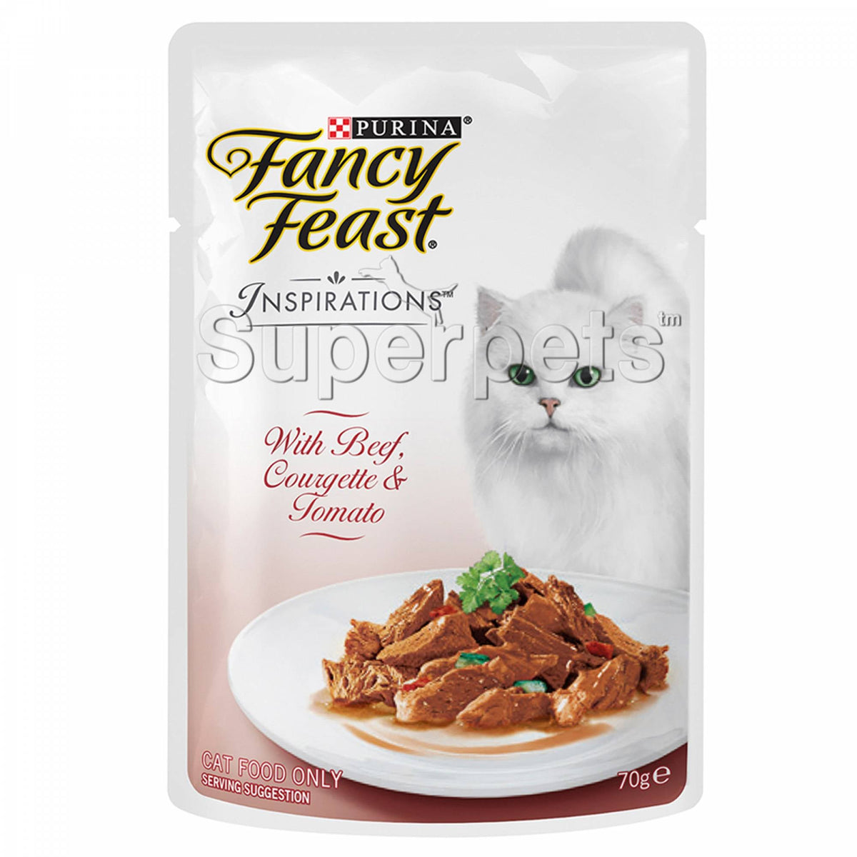 Fancy Feast - Inspirations with Beef, Courgette & Tomato 70gSuperpets Trading