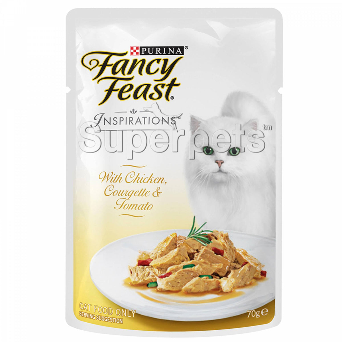 Fancy Feast - Inspirations with Chicken, Courgette & Tomato 70gSuperpets Trading