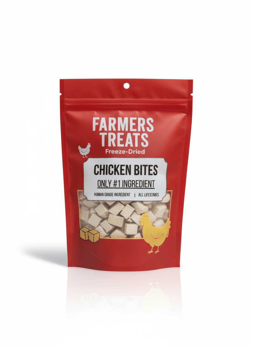 Farmers Treats Freeze Dried Chicken BitesDogsSuperpets Trading