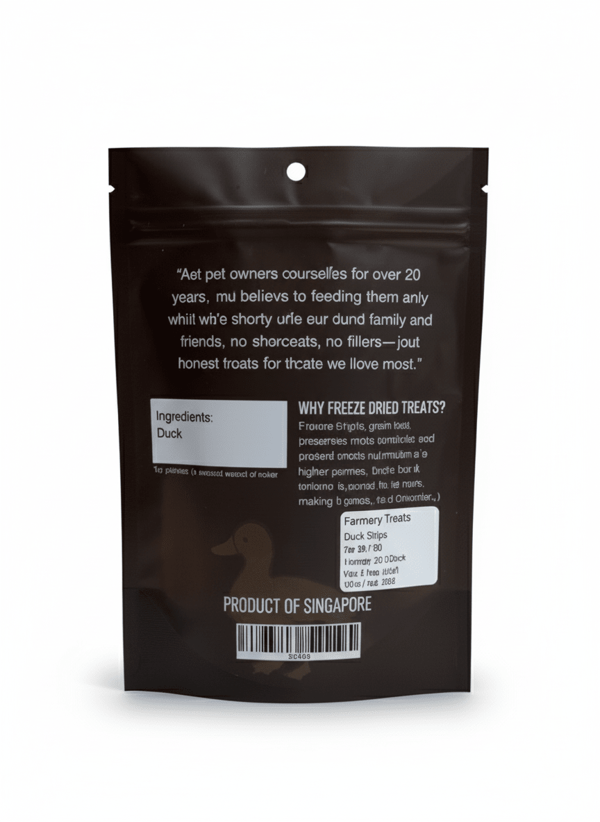 Farmers Treats Freeze Dried Duck Bites 40gDogsSuperpets Trading
