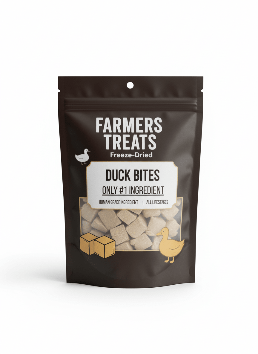 Farmers Treats Freeze Dried Duck Bites 40gDogsSuperpets Trading