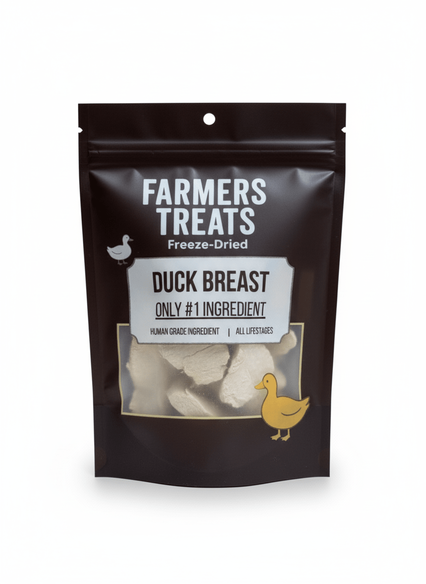 Farmers Treats Freeze Dried Duck Breast 50gDogsSuperpets Trading