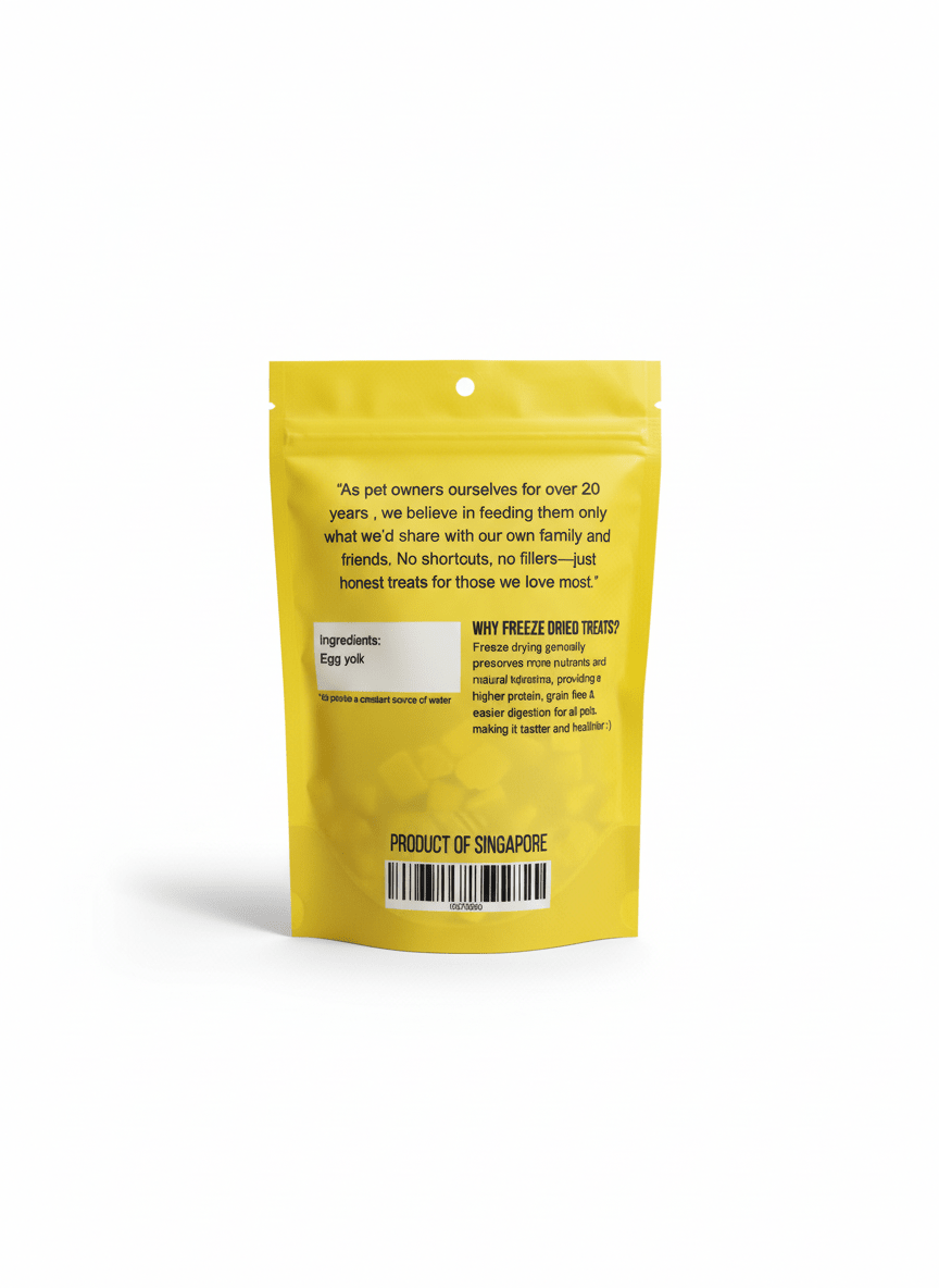 Farmers Treats Freeze Dried Egg Yolk 100gDogsSuperpets Trading