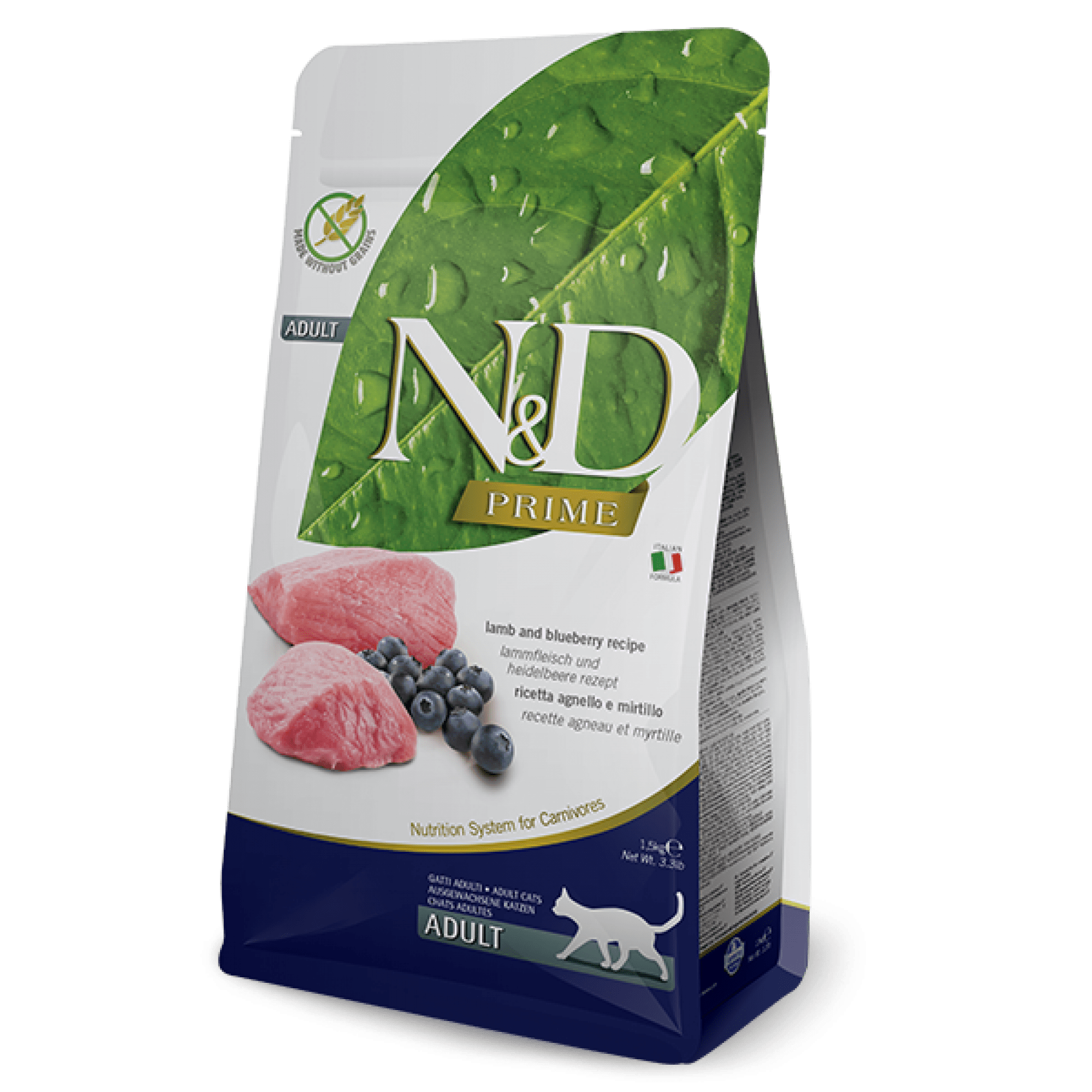 Farmina N&D Cat Adult Grain-Free - Lamb & BlueberryCatsSuperpets Trading