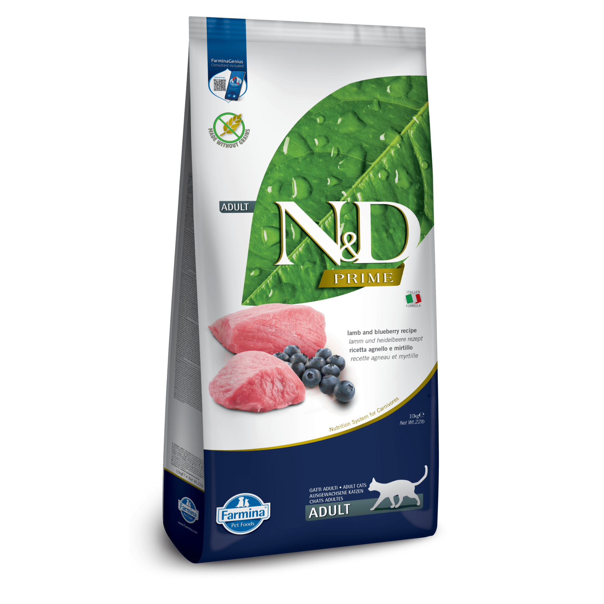 Farmina N&D Cat Adult Grain-Free - Lamb & BlueberryCatsSuperpets Trading