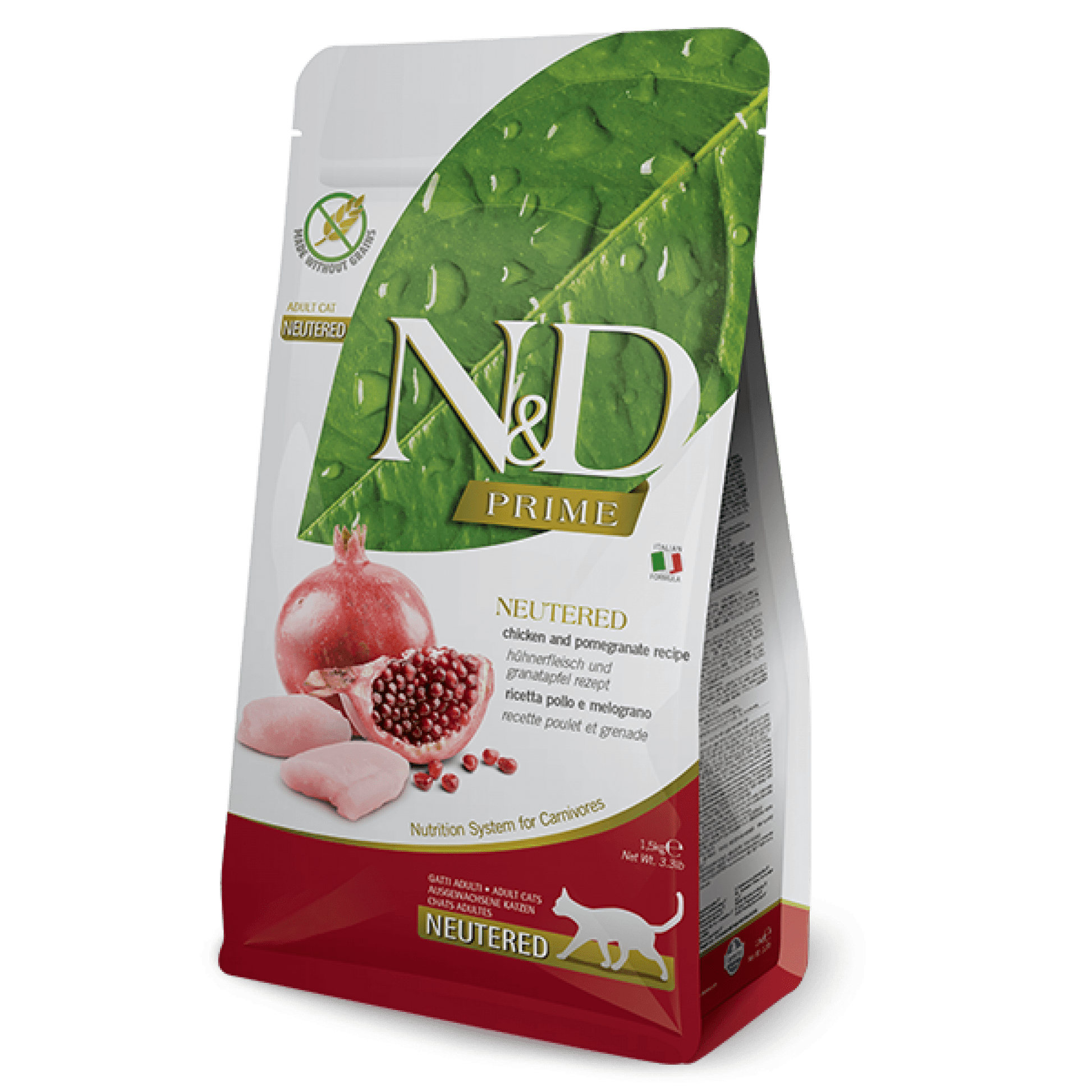 Farmina N&D Cat Adult Grain-Free Neutered - Chicken & PomegranateCatsSuperpets Trading
