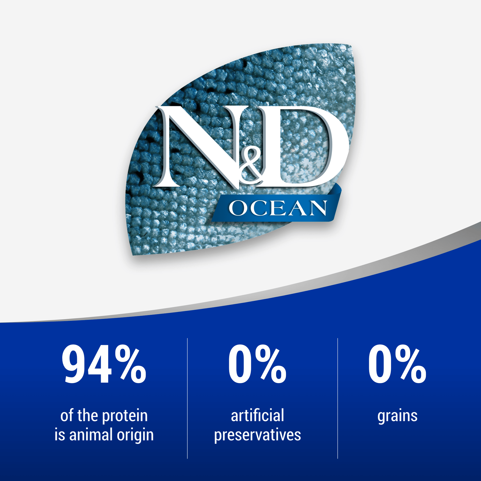 Farmina N&D Cat Adult Ocean Ancestral Grain - Codfish, Spelt, Oats & OrangeCatsSuperpets Trading