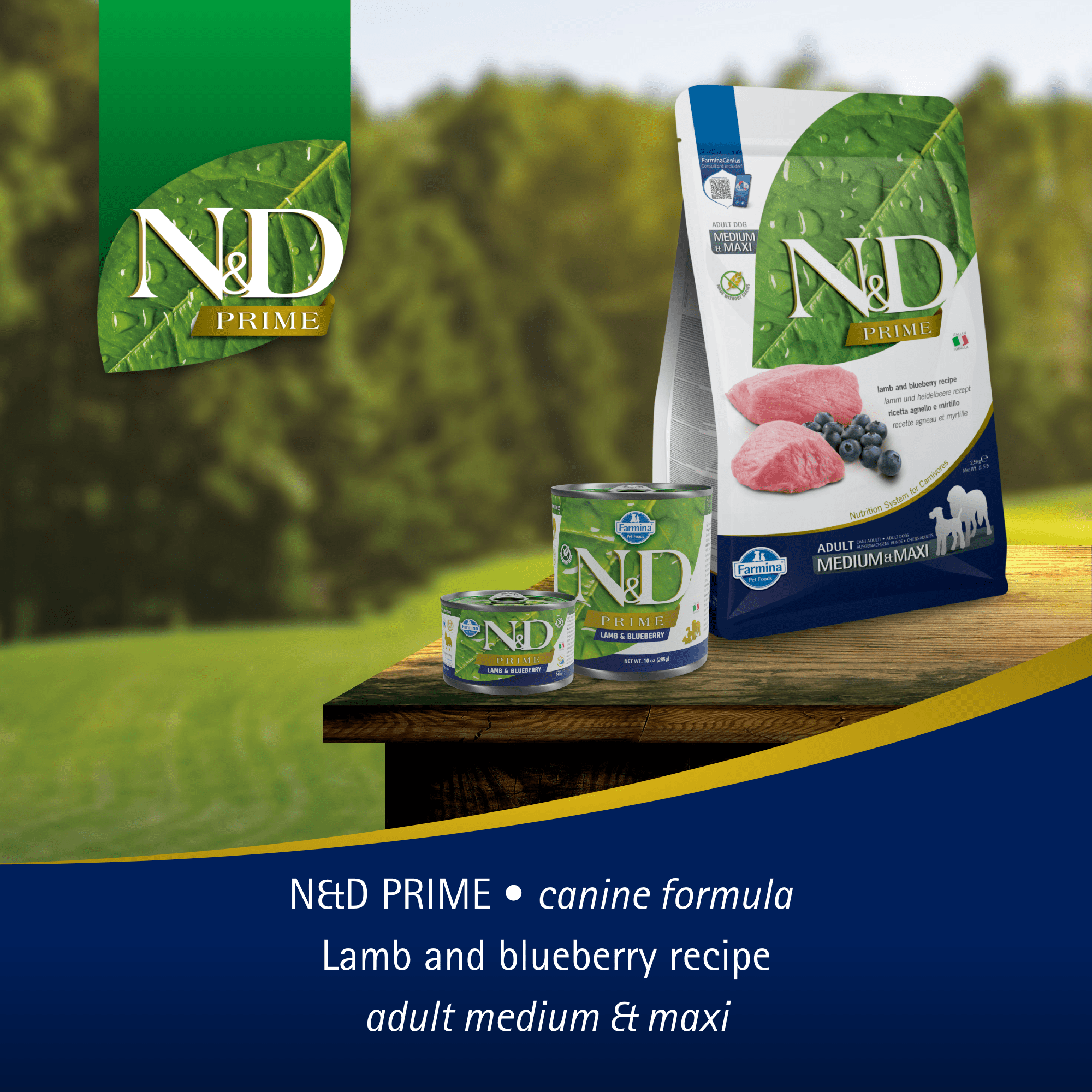 Farmina N&D PRIME Grain Free Dog Food Adult Mini - Lamb & BlueberryDogsSuperpets Trading