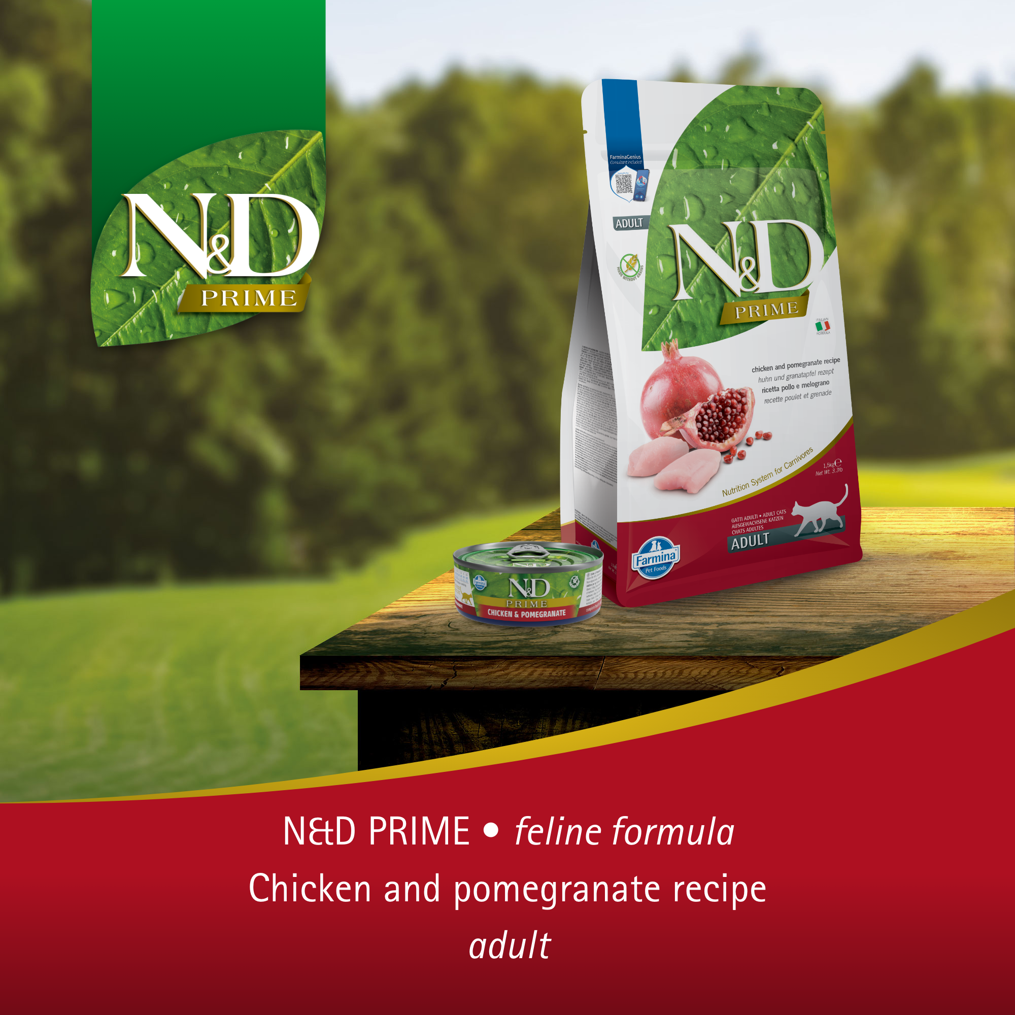 Farmina N&D Cat Adult Grain-Free  - Chicken & Pomegranate