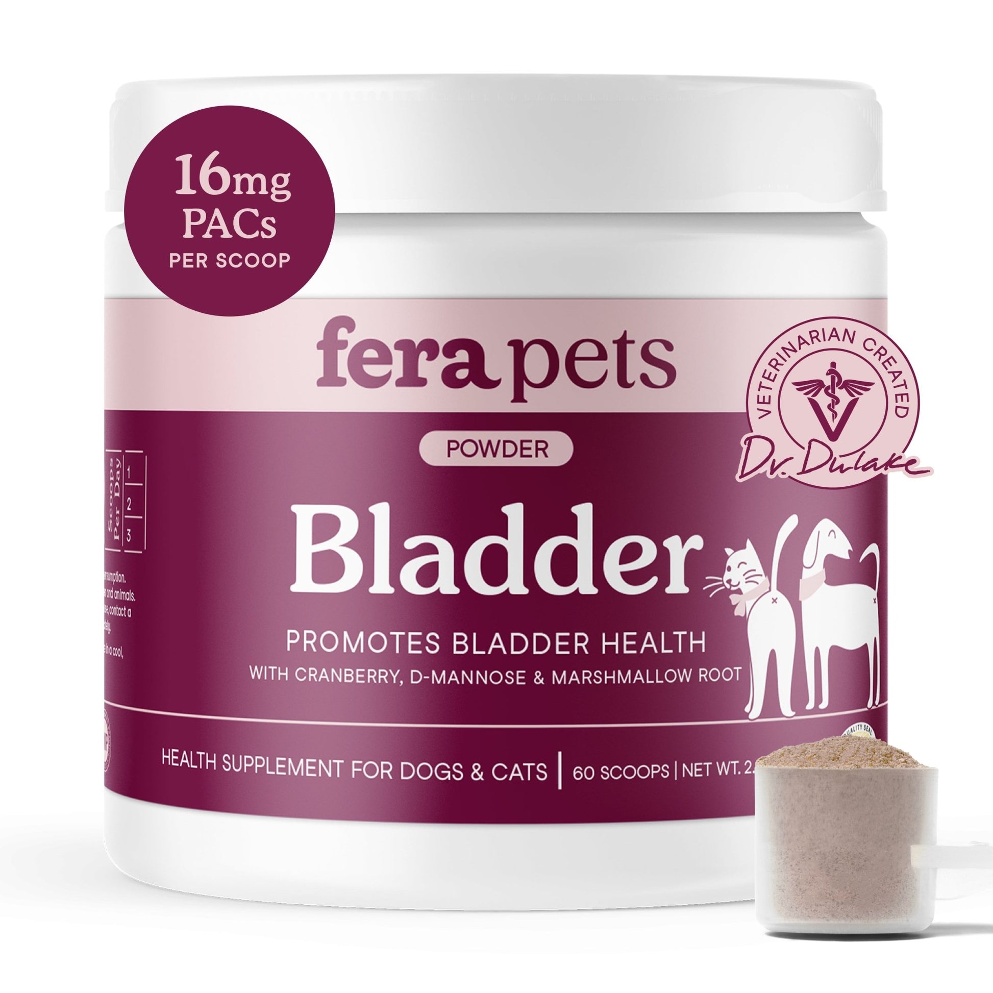 Fera Bladder Support Supplements 60 serving for dogs and catsCatsSuperpets Trading