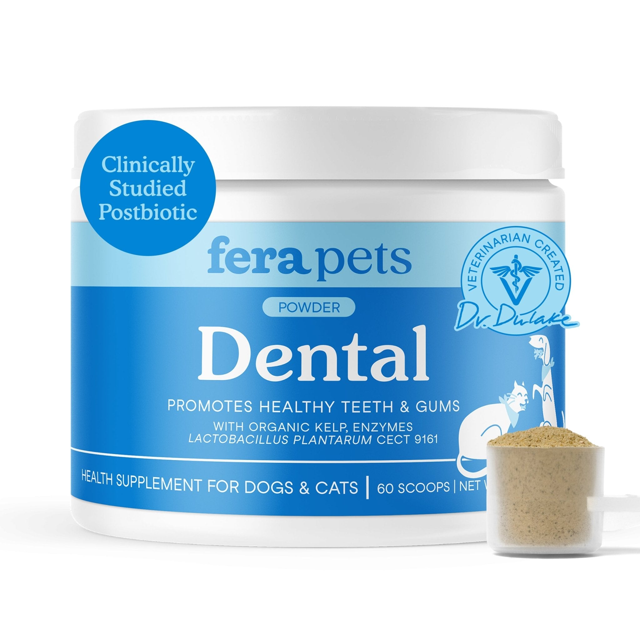Fera Dental Support Supplements 60 serving For dogs and catsCatsSuperpets Trading