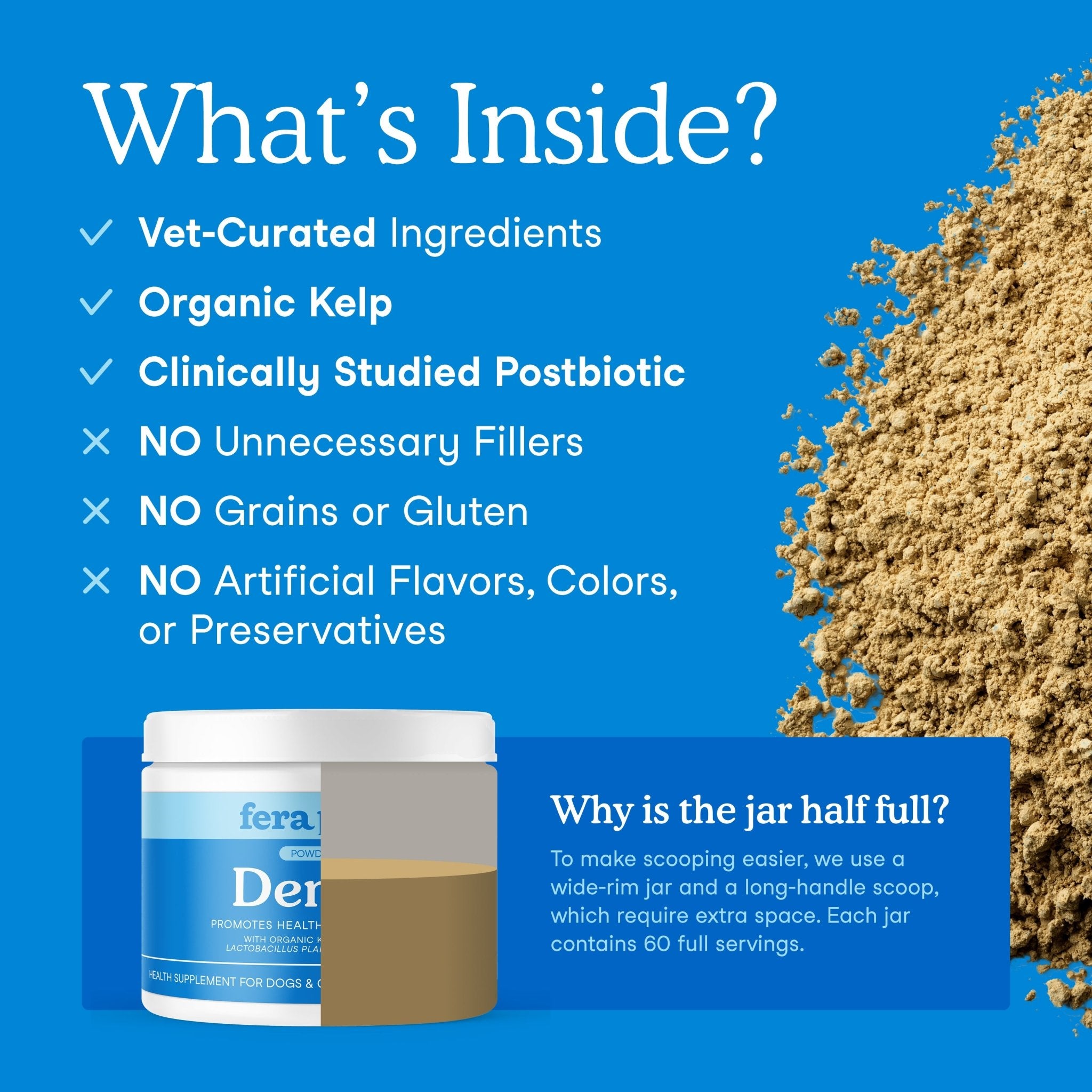 Fera Dental Support Supplements 60 serving For dogs and catsCatsSuperpets Trading